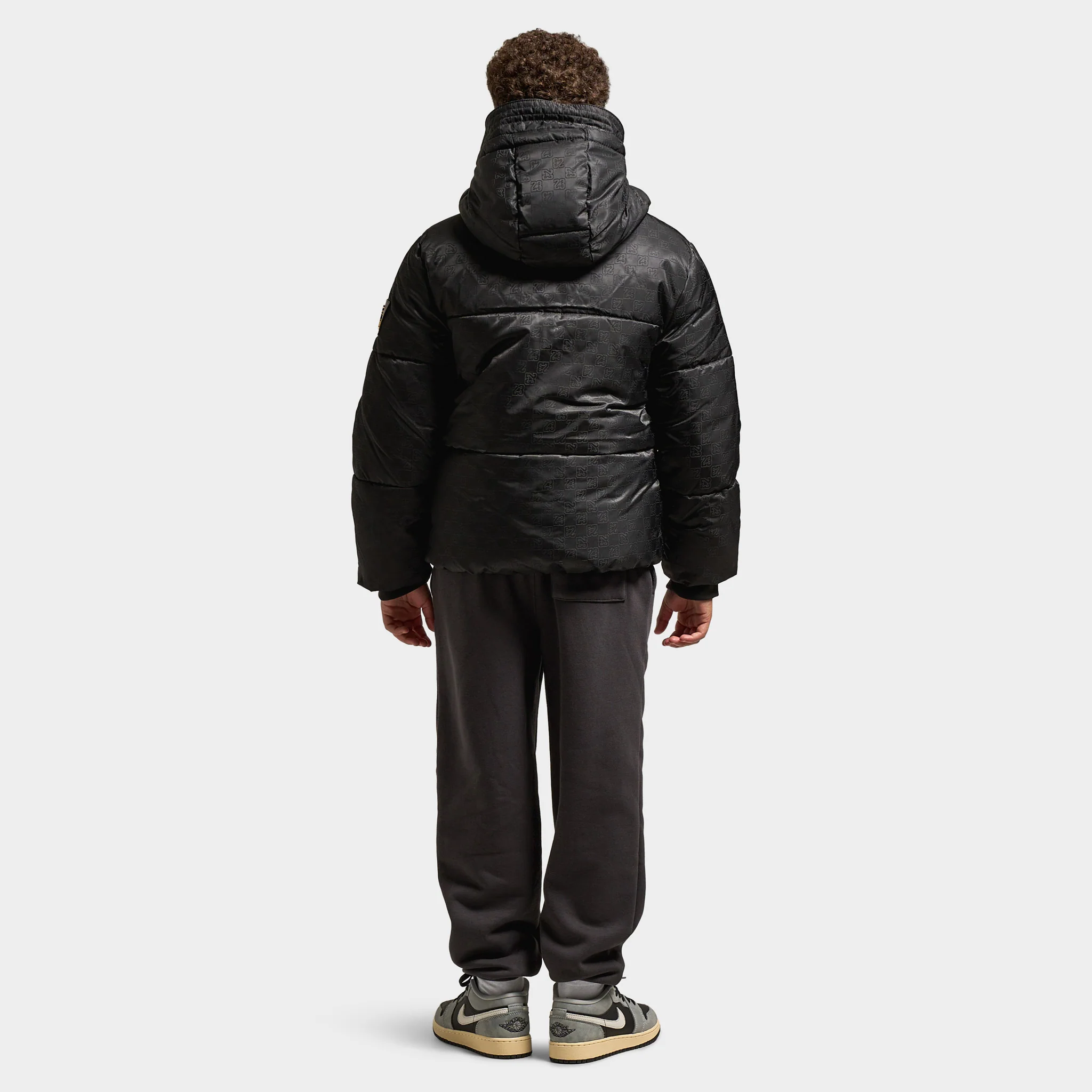 Jordan Juniors' 23 Jacquard Fill Jacket / Black - Image 5