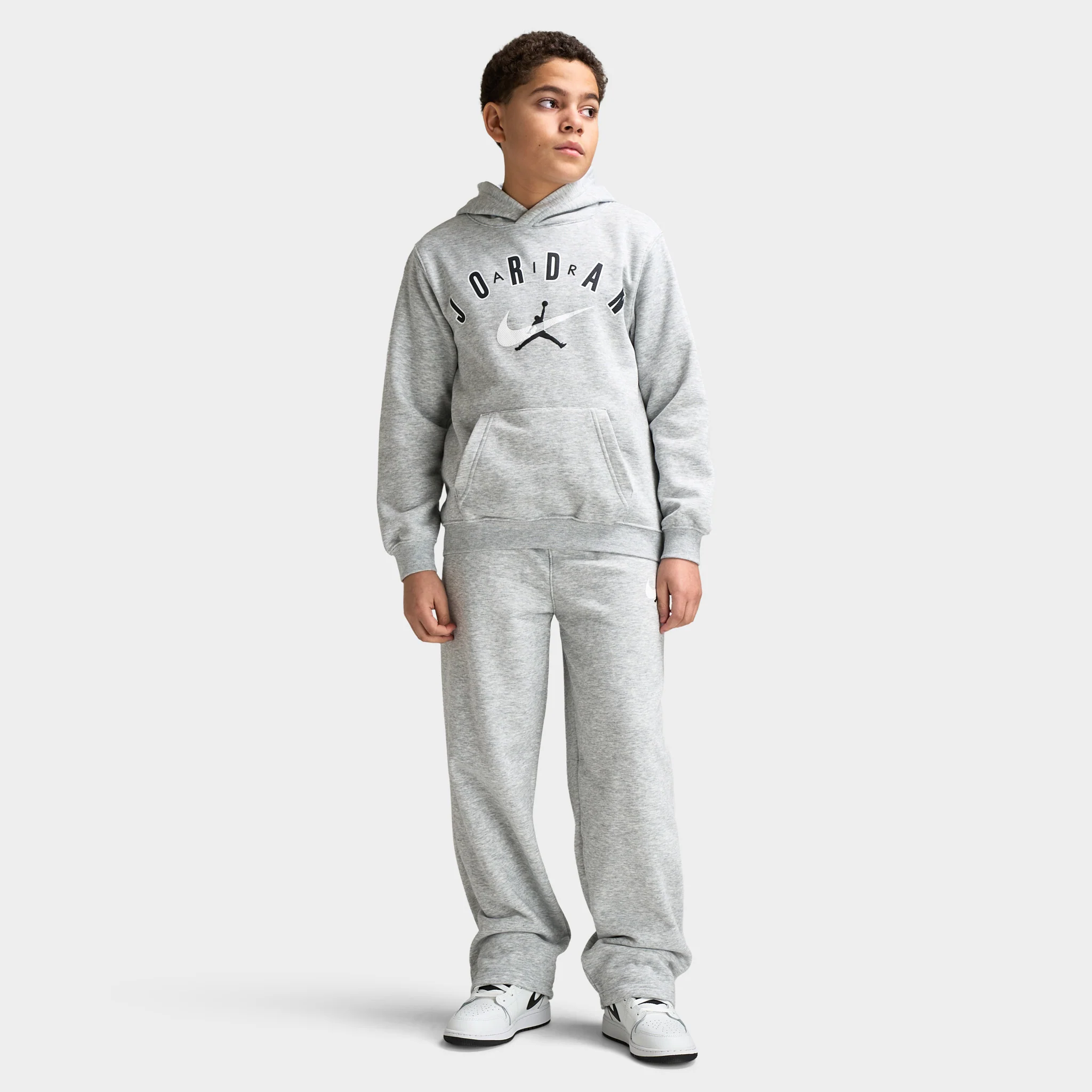 Jordan Juniors' Brand Arch Fleece Pants / Grey Marl - Image 6