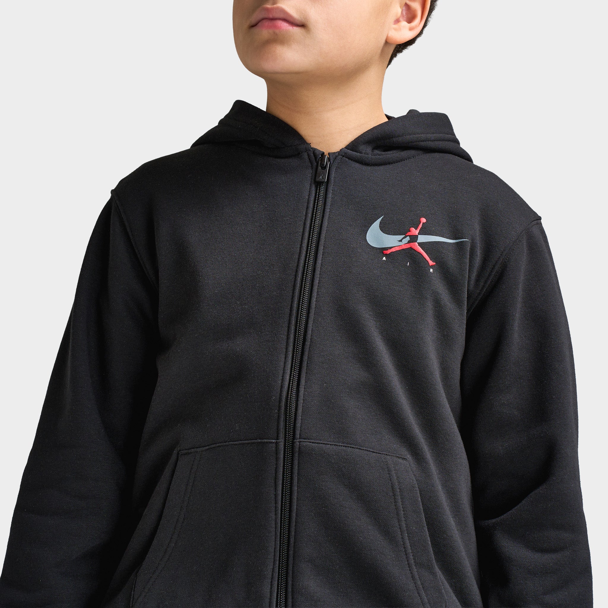 Jordan Juniors' Brand Arch Fullzip Hoodie / Black - Image 3