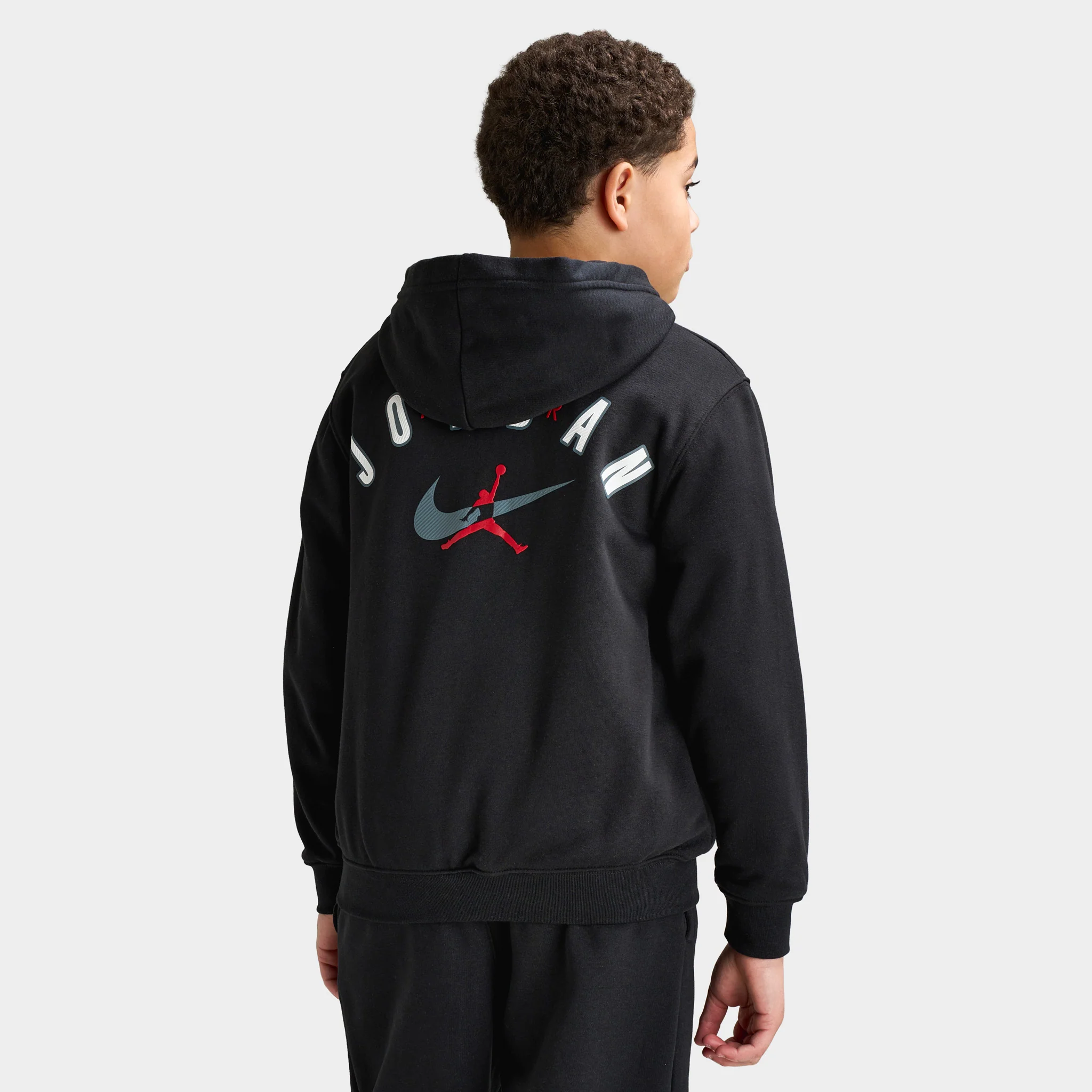Jordan Juniors' Brand Arch Fullzip Hoodie / Black - Image 4