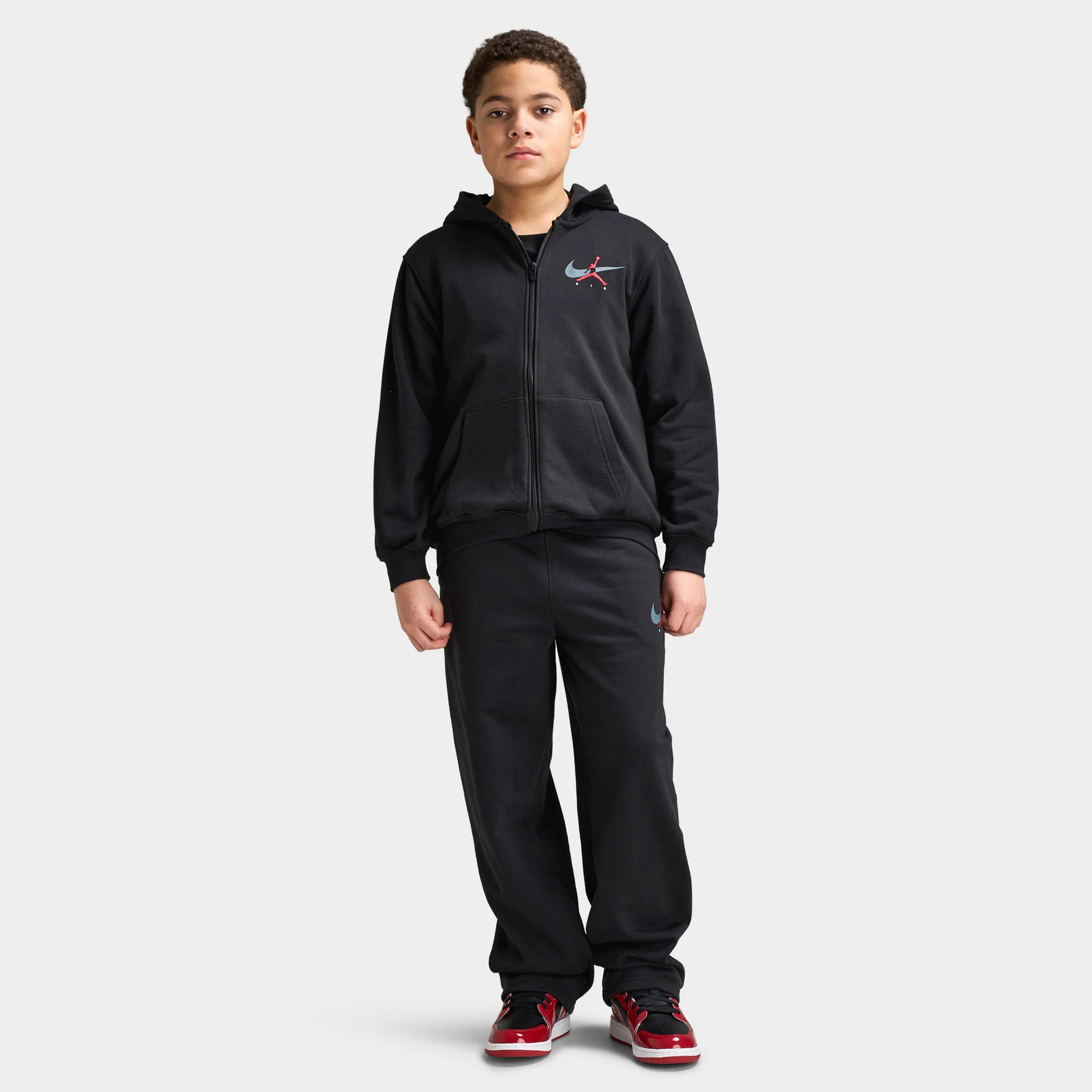 Jordan Juniors' Brand Arch Fullzip Hoodie / Black - Image 5