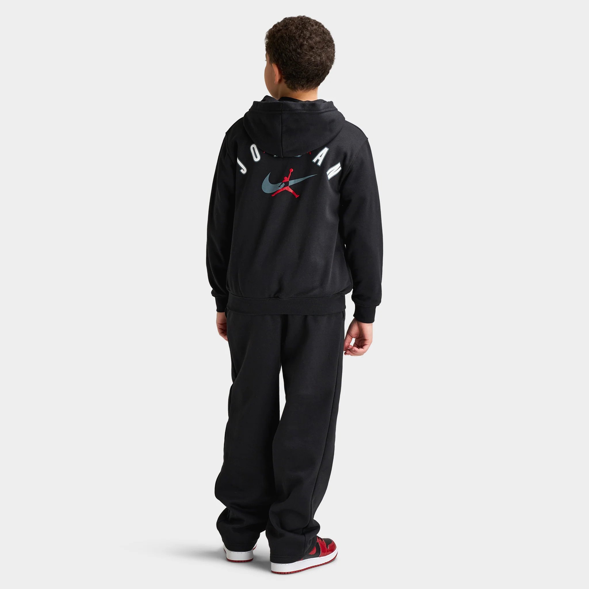 Jordan Juniors' Brand Arch Fullzip Hoodie / Black - Image 6