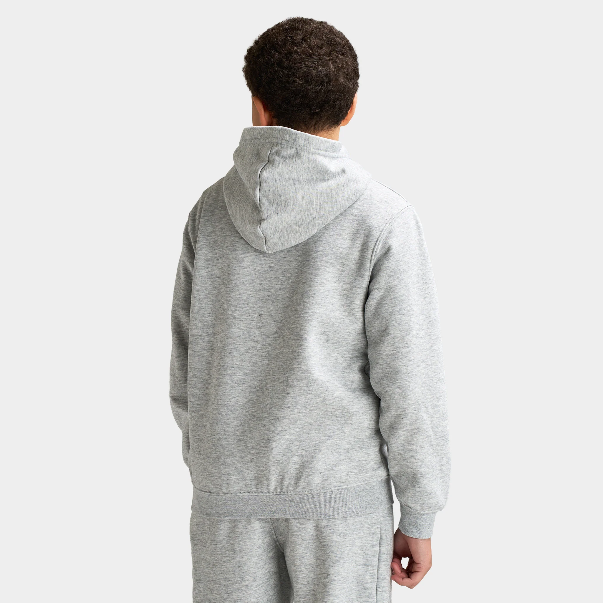 Jordan Juniors' Brand Arch Pullover Hoodie / Grey Marl - Image 4