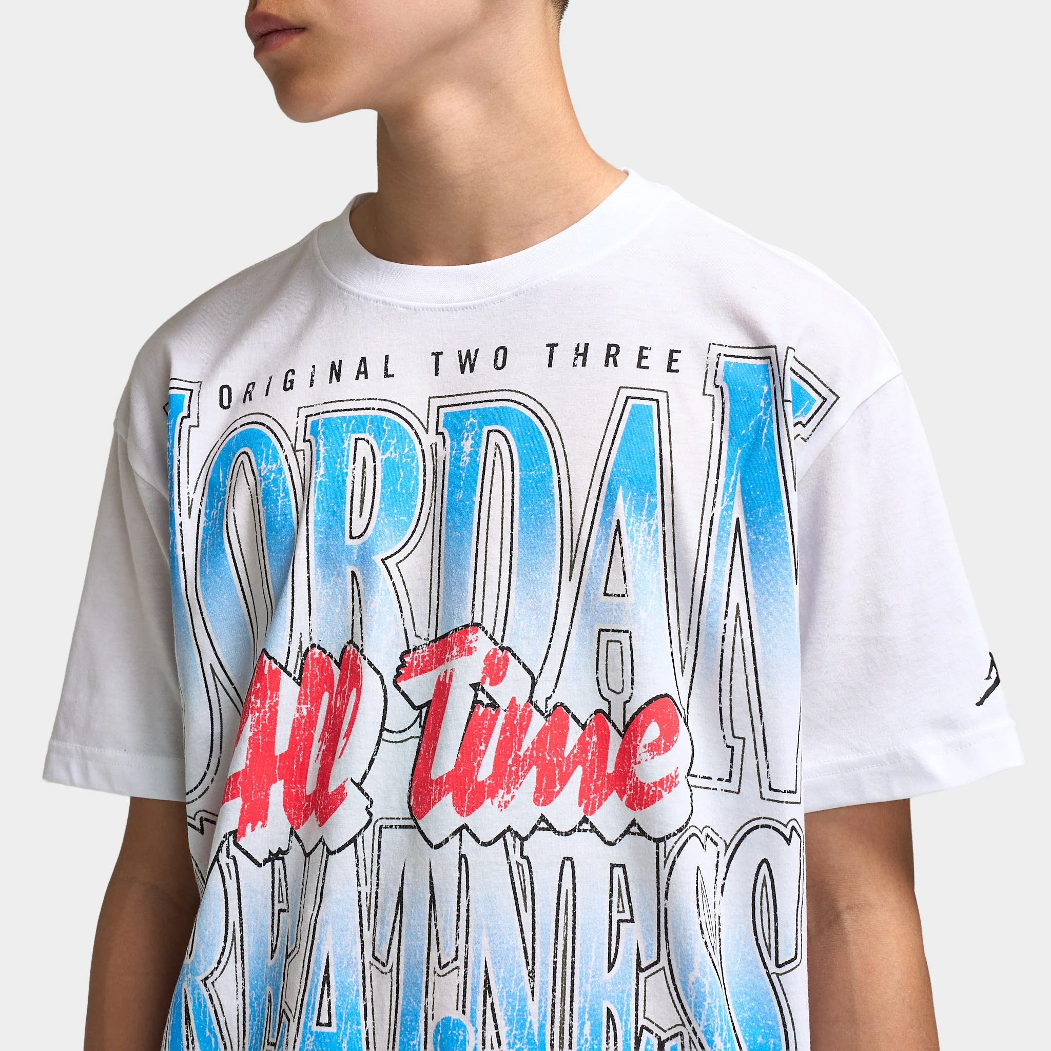 Jordan Juniors' MJ All Time Greatest T-Shirt / White - Image 3