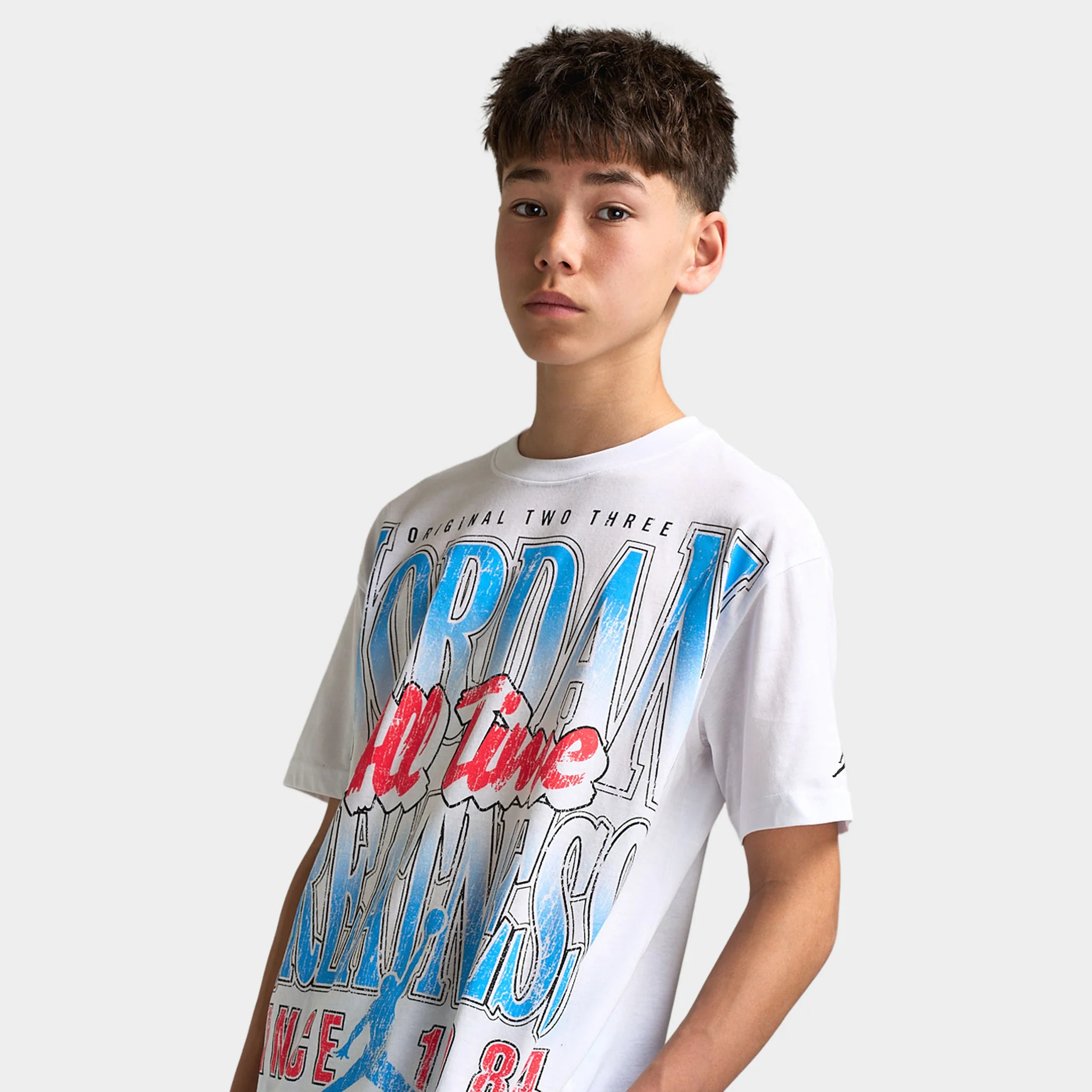 Jordan Juniors' MJ All Time Greatest T-Shirt / White - Image 4