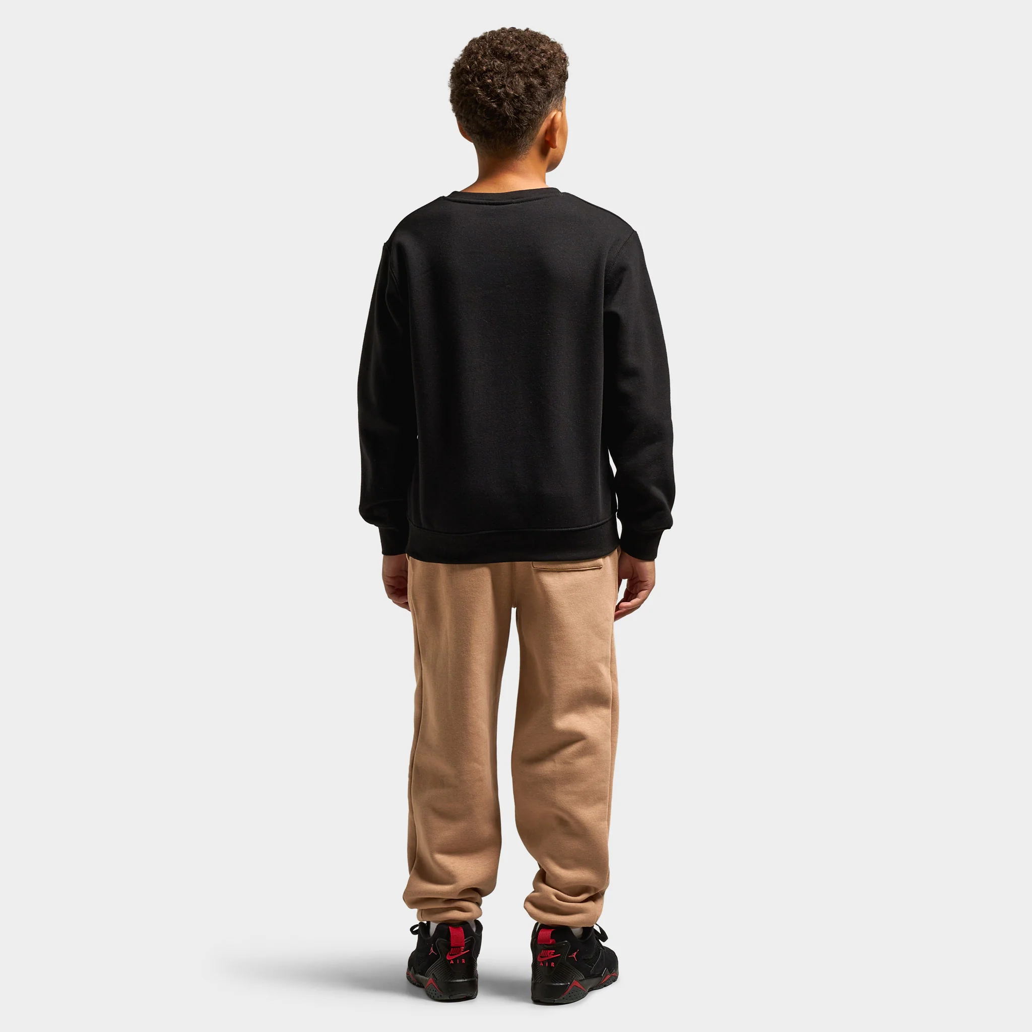 Jordan Juniors' Brooklyn Fleece Crew / Black - Image 5