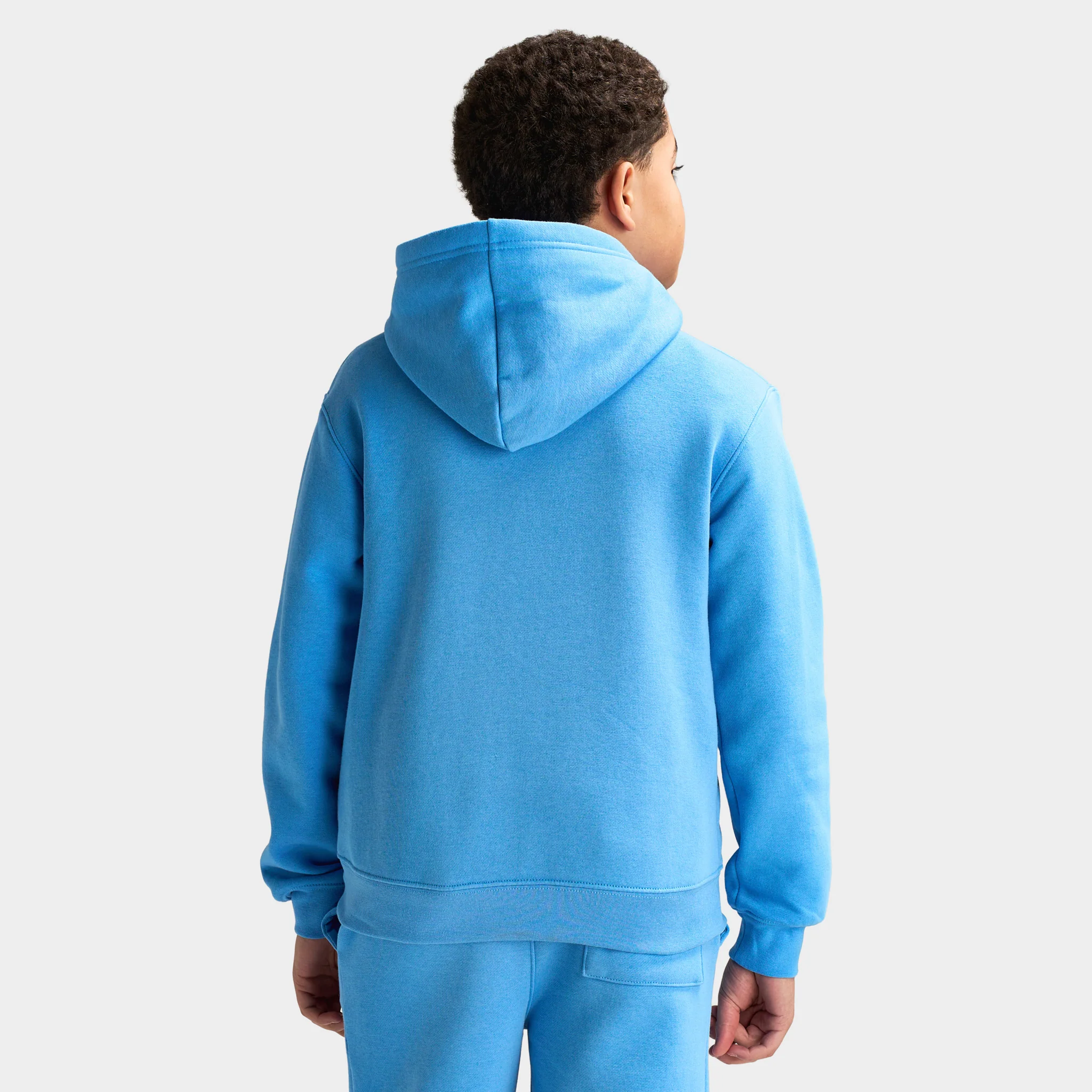 Jordan Juniors' Brooklyn Fleece Pullover Hoodie / University Blue - Image 3