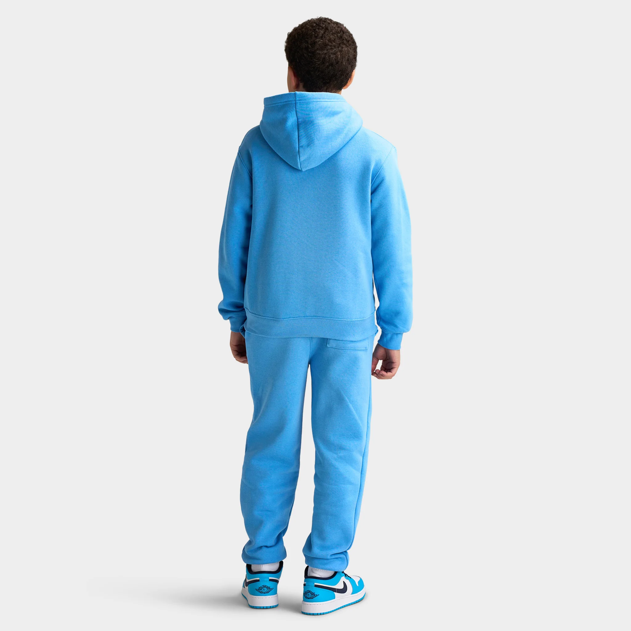 Jordan Juniors' Brooklyn Fleece Pullover Hoodie / University Blue - Image 6
