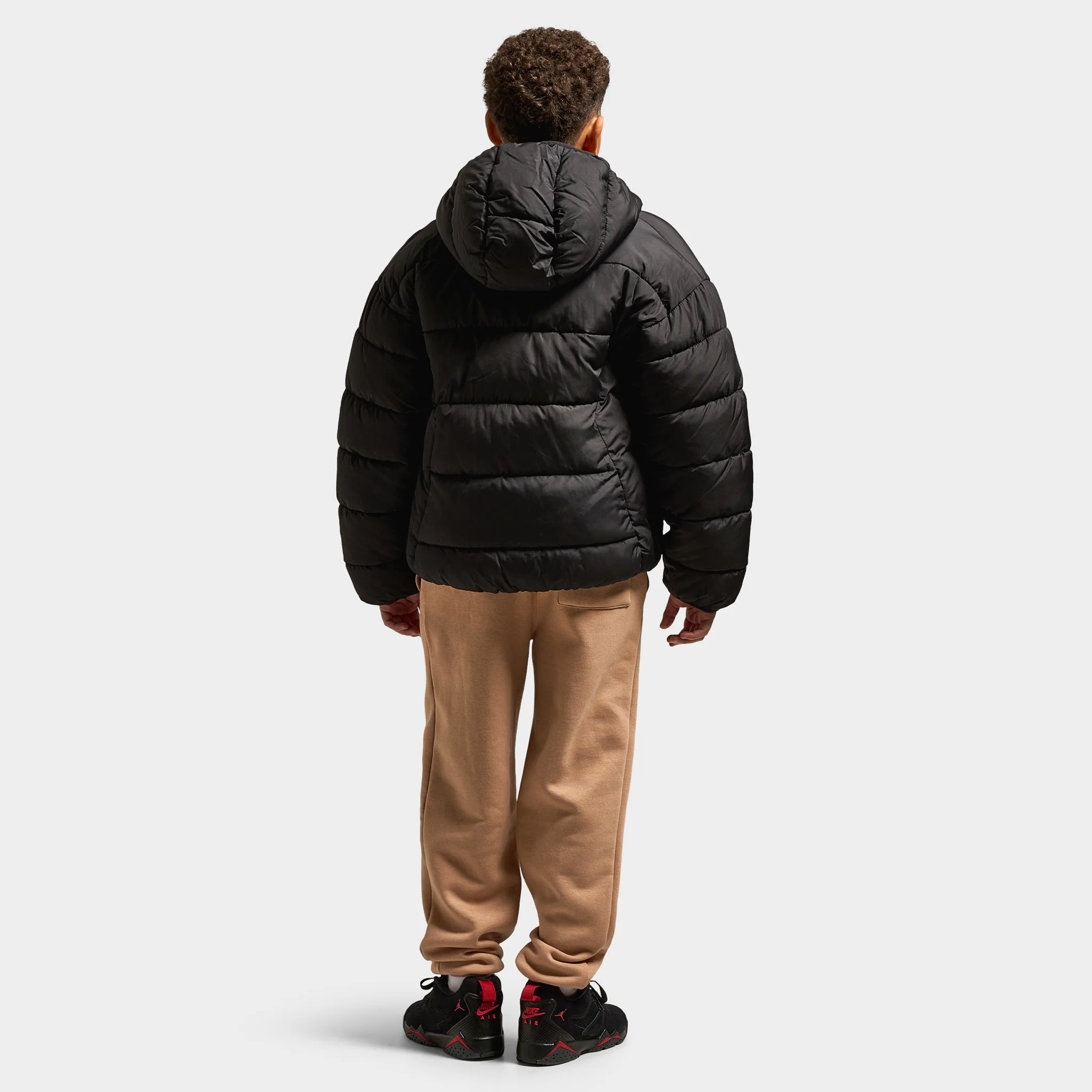 Jordan Juniors' Brooklyn Puffer Jacket / Black - Image 5