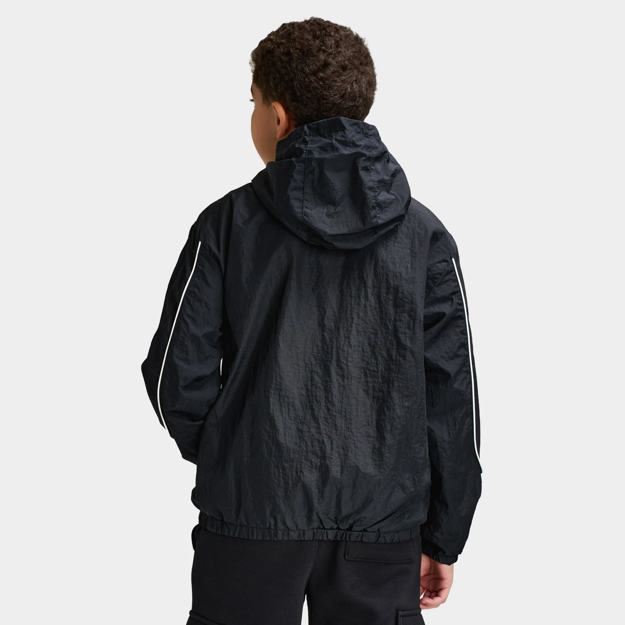 Jordan Juniors' Color Block Wind Jacket / Black - Image 4