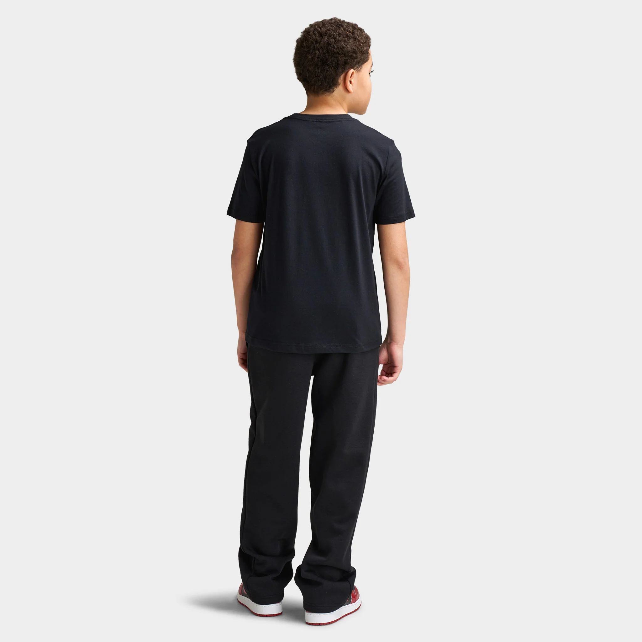 Jordan Juniors' Jumpman Swoosh Intersection T-Shirt / Black - Image 6