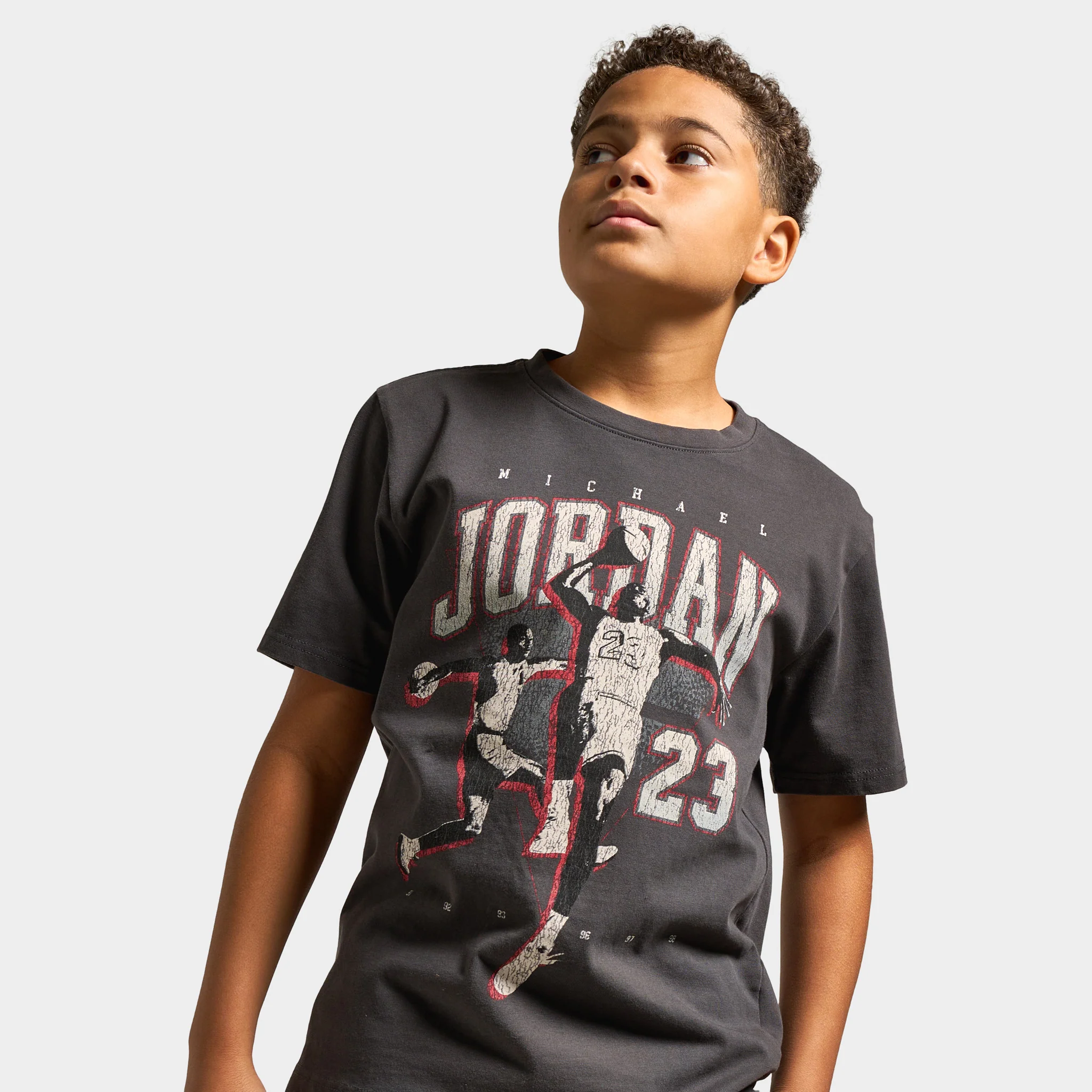 Jordan Juniors' Legend Of Flight Tee / Off Noir - Image 3