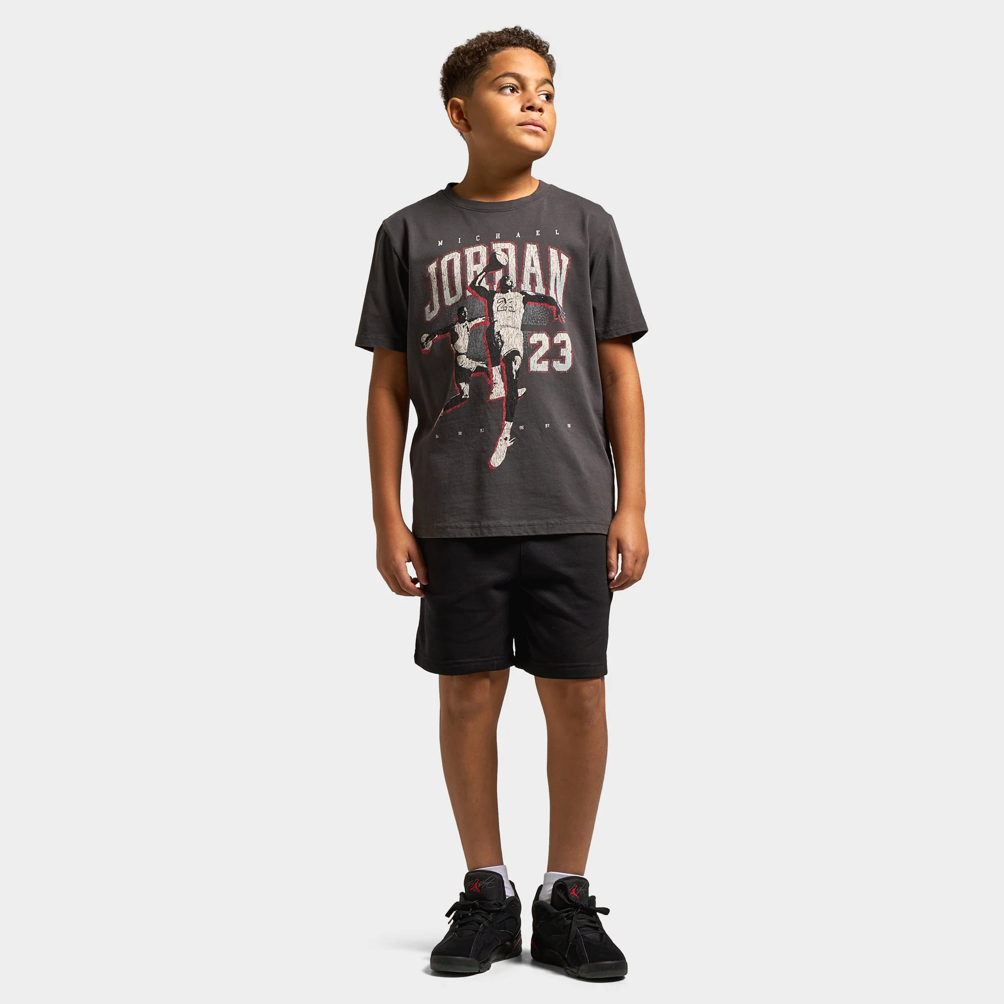 Jordan Juniors' Legend Of Flight Tee / Off Noir - Image 6