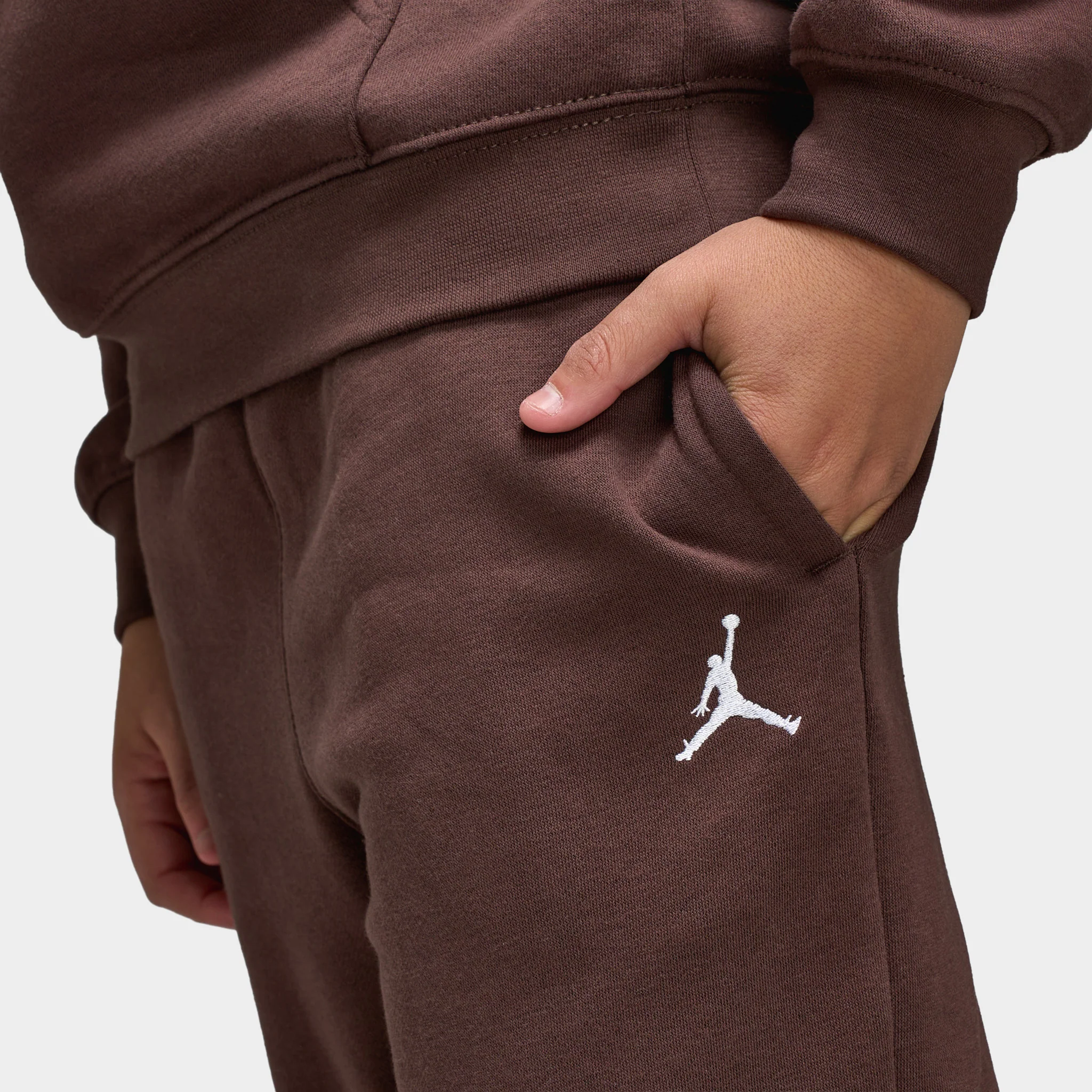 Jordan Juniors' MJ Brooklyn Fleece Pants / Baroque Brown - Image 5