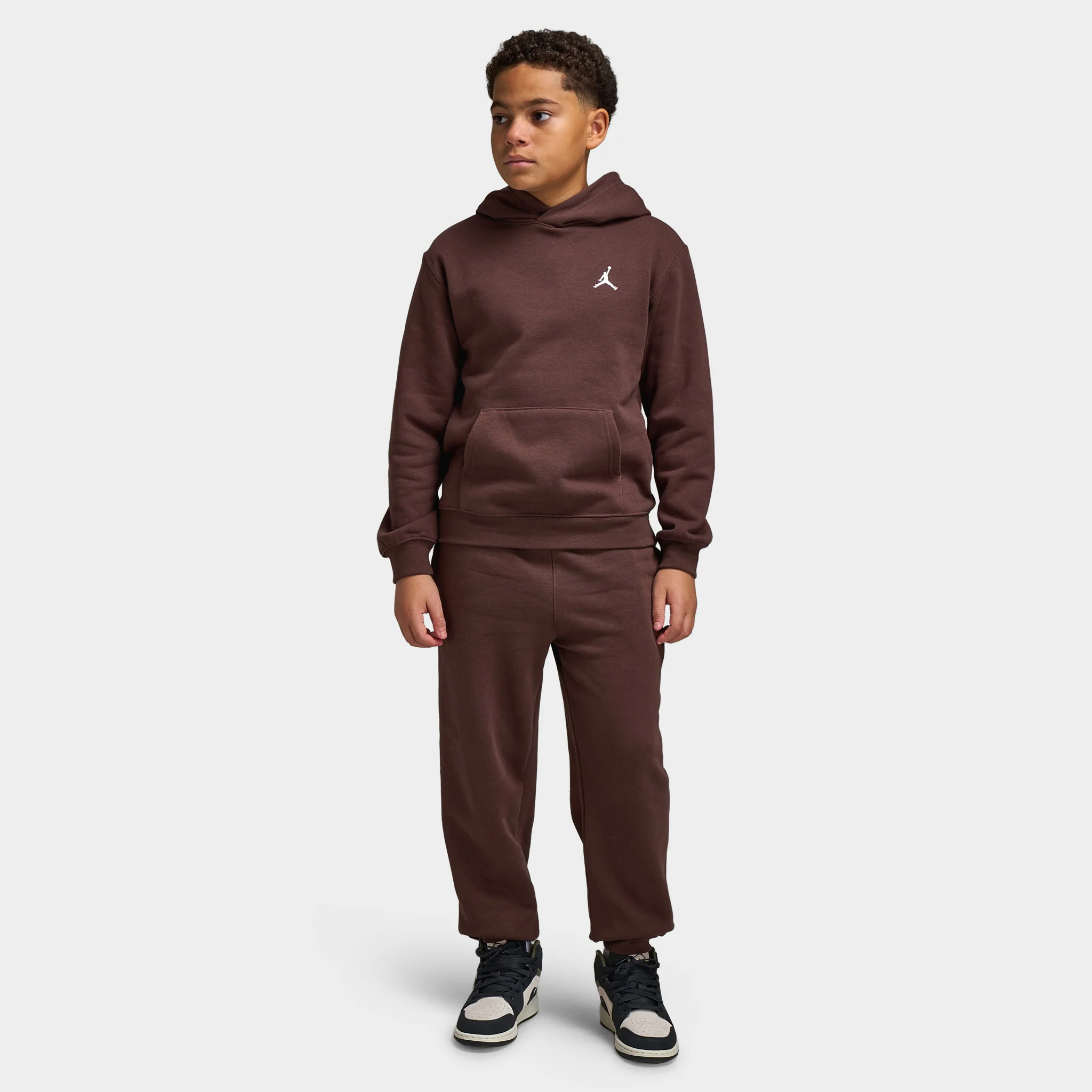 Jordan Juniors' MJ Brooklyn Fleece Pants / Baroque Brown - Image 6