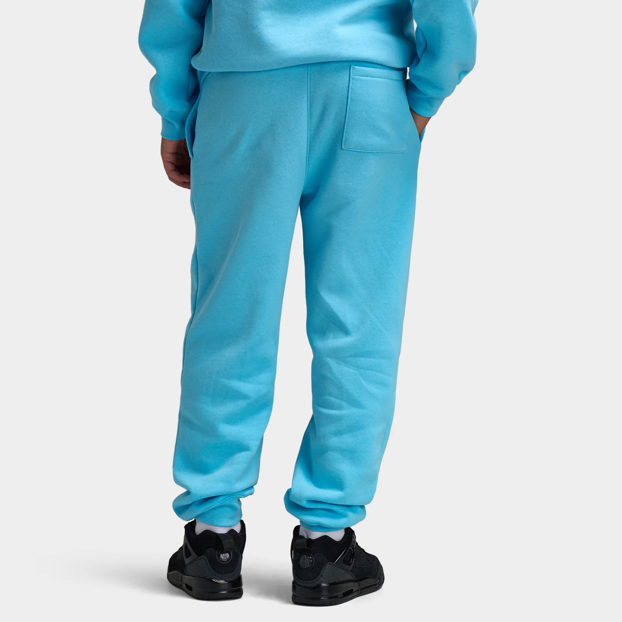Jordan Juniors' MJ Brooklyn Fleece Pants / Blue Chill - Image 2