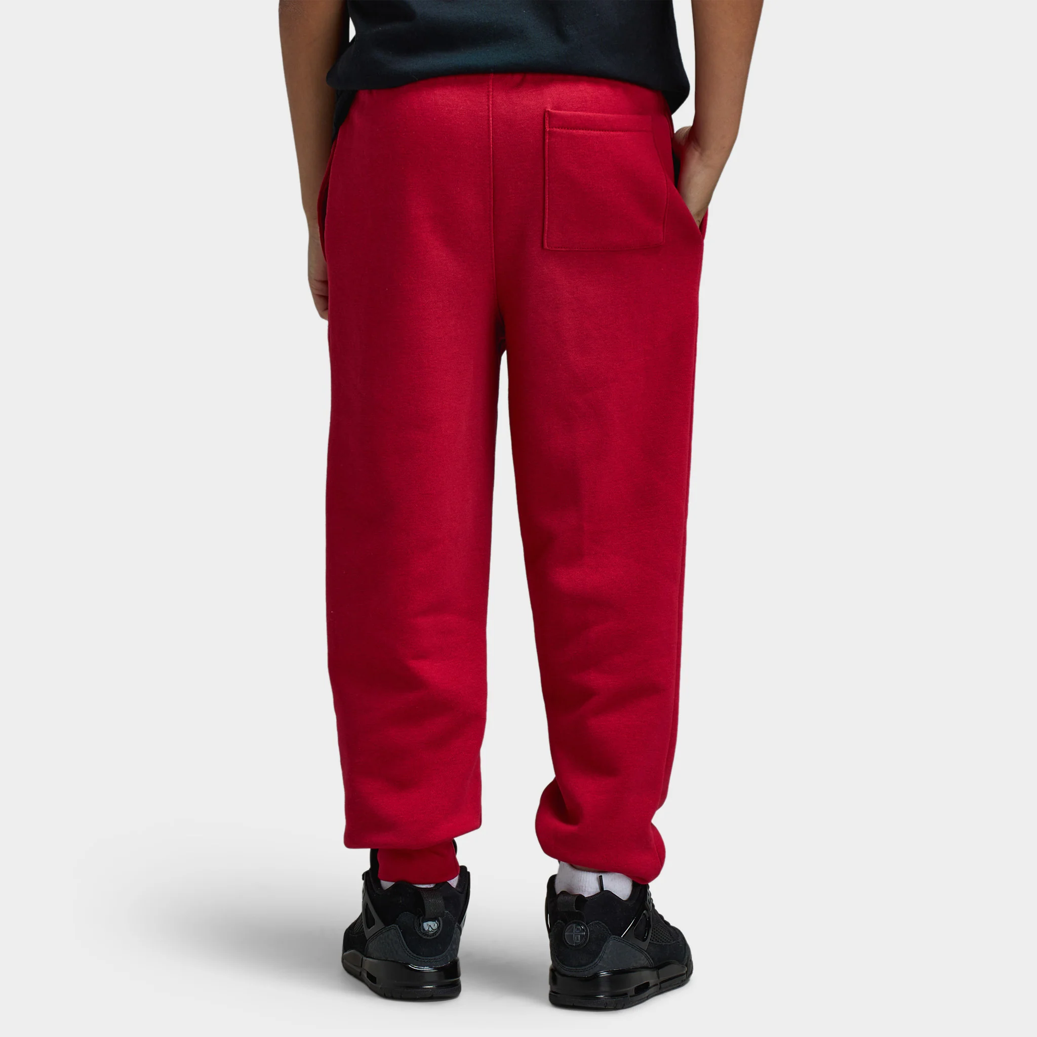 Jordan Juniors'  MJ Brooklyn Fleece Pants / Gym Red - Image 2