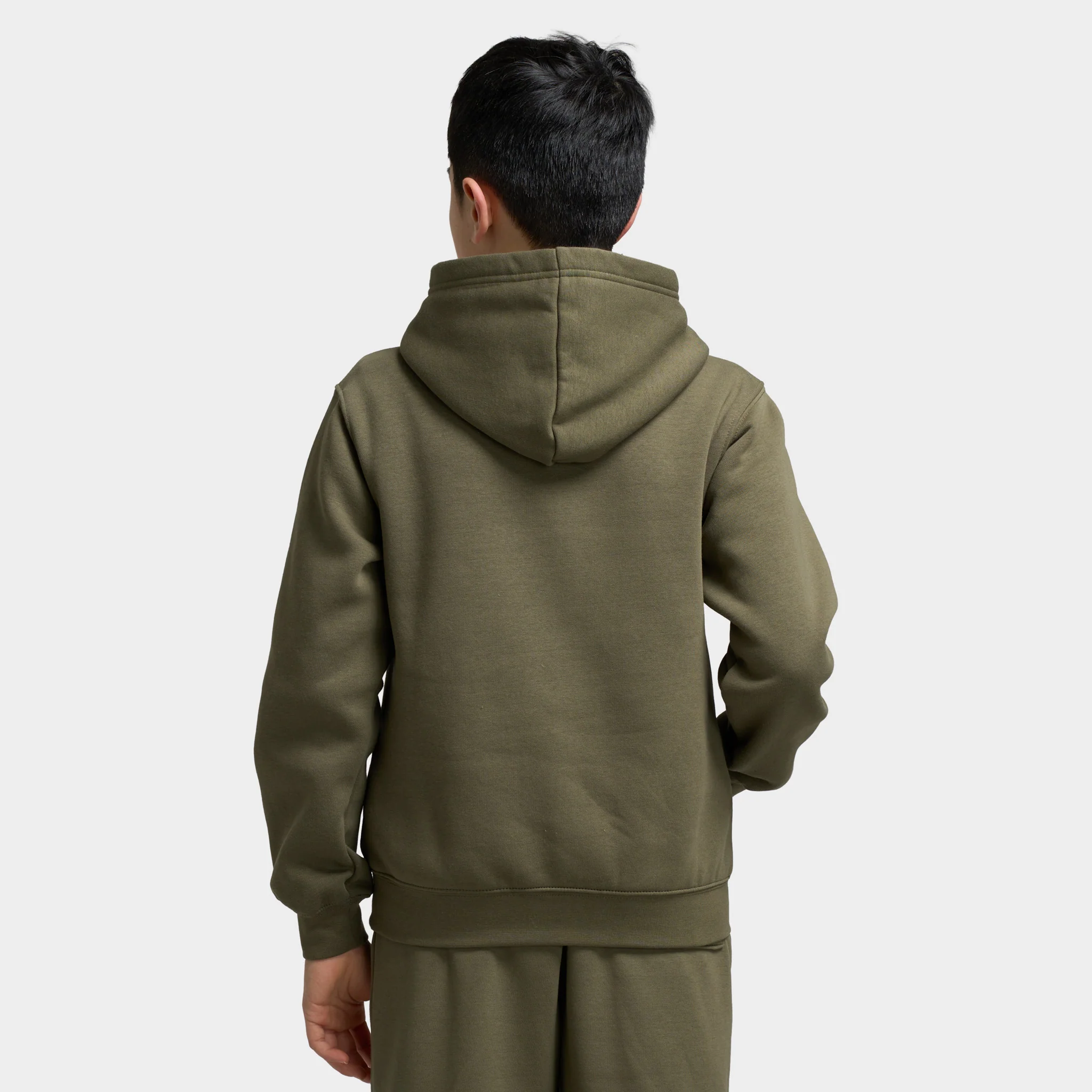 Jordan Juniors' MJ MVP Fleece Pullover Hoodie / Medium Olive - Image 4