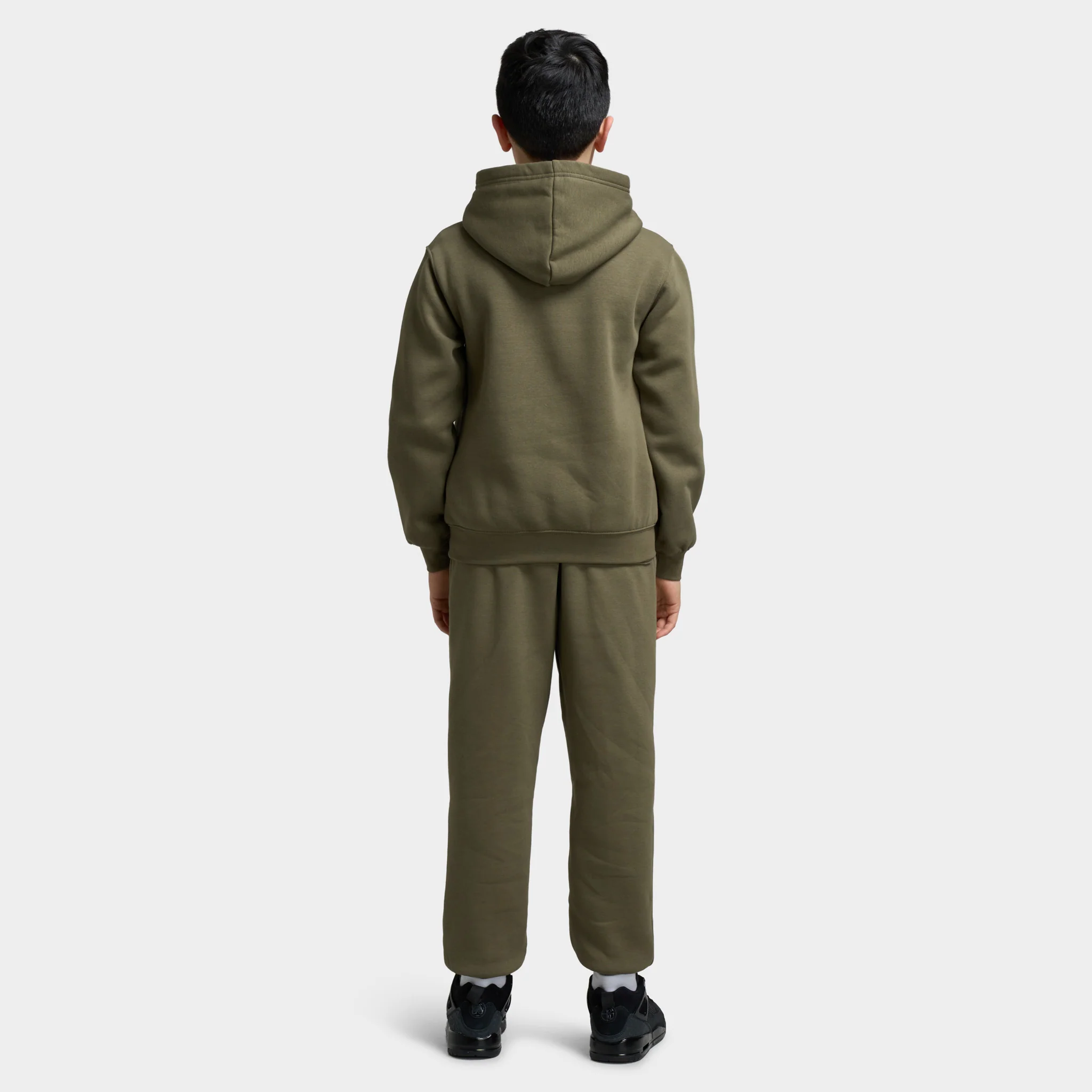 Jordan Juniors' MJ MVP Fleece Pullover Hoodie / Medium Olive - Image 5