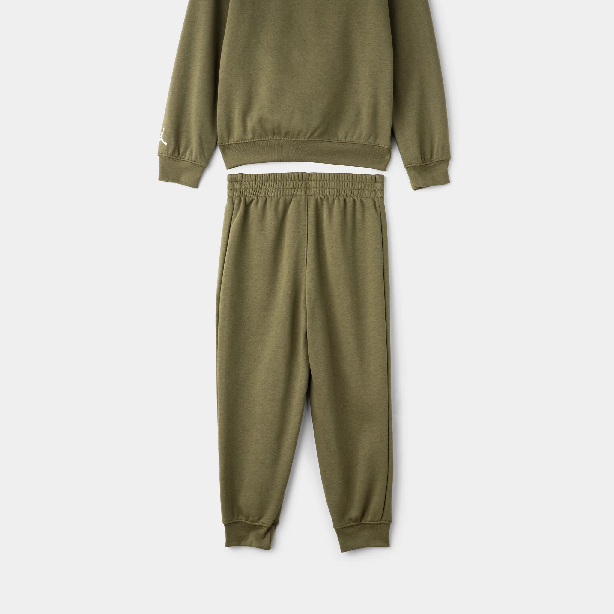 Jordan Children's MJ MVP Fleece Pullover Hoodie Set / Med Olive - Image 2
