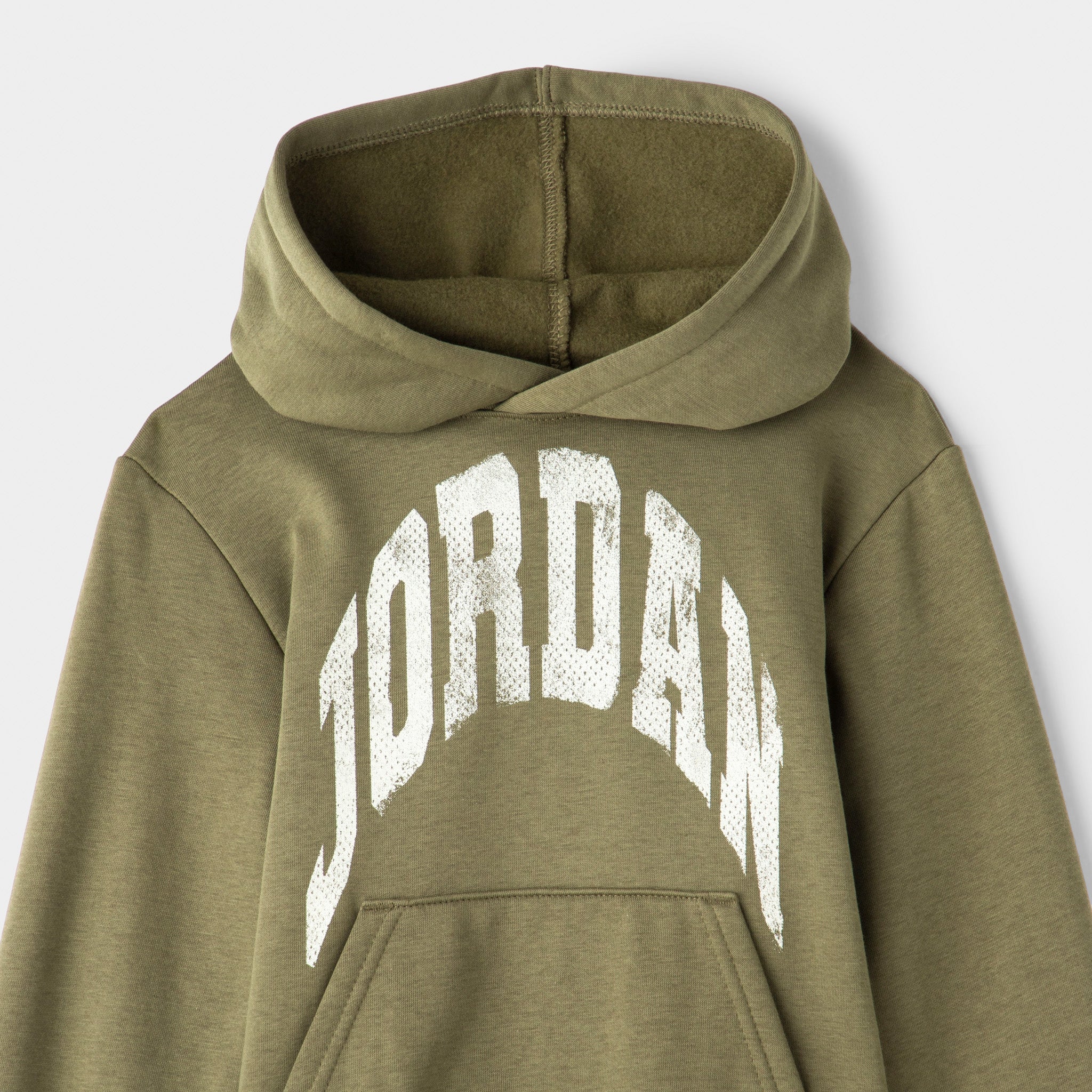 Jordan Children's MJ MVP Fleece Pullover Hoodie Set / Med Olive - Image 6