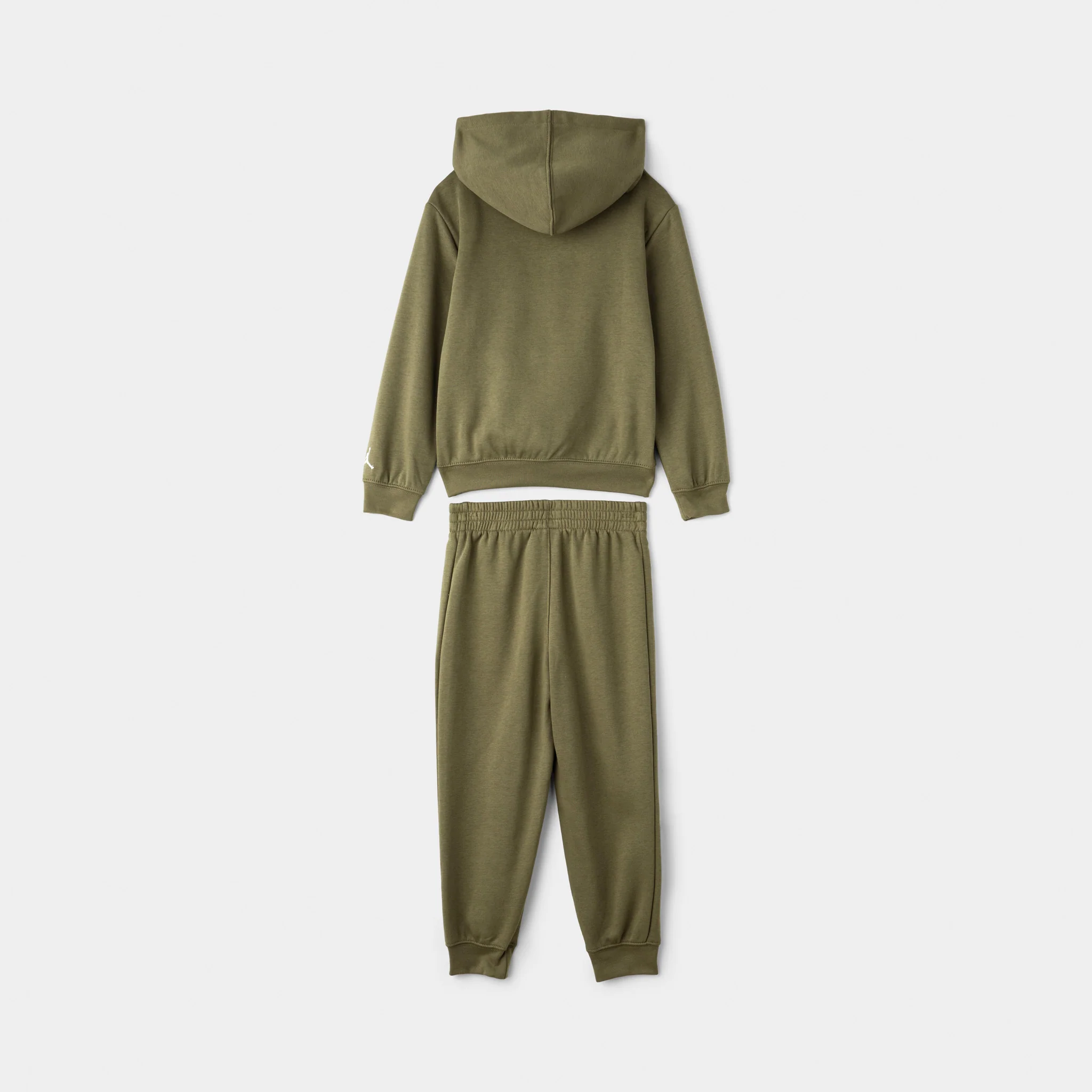 Jordan Children's MJ MVP Fleece Pullover Hoodie Set / Med Olive - Image 8