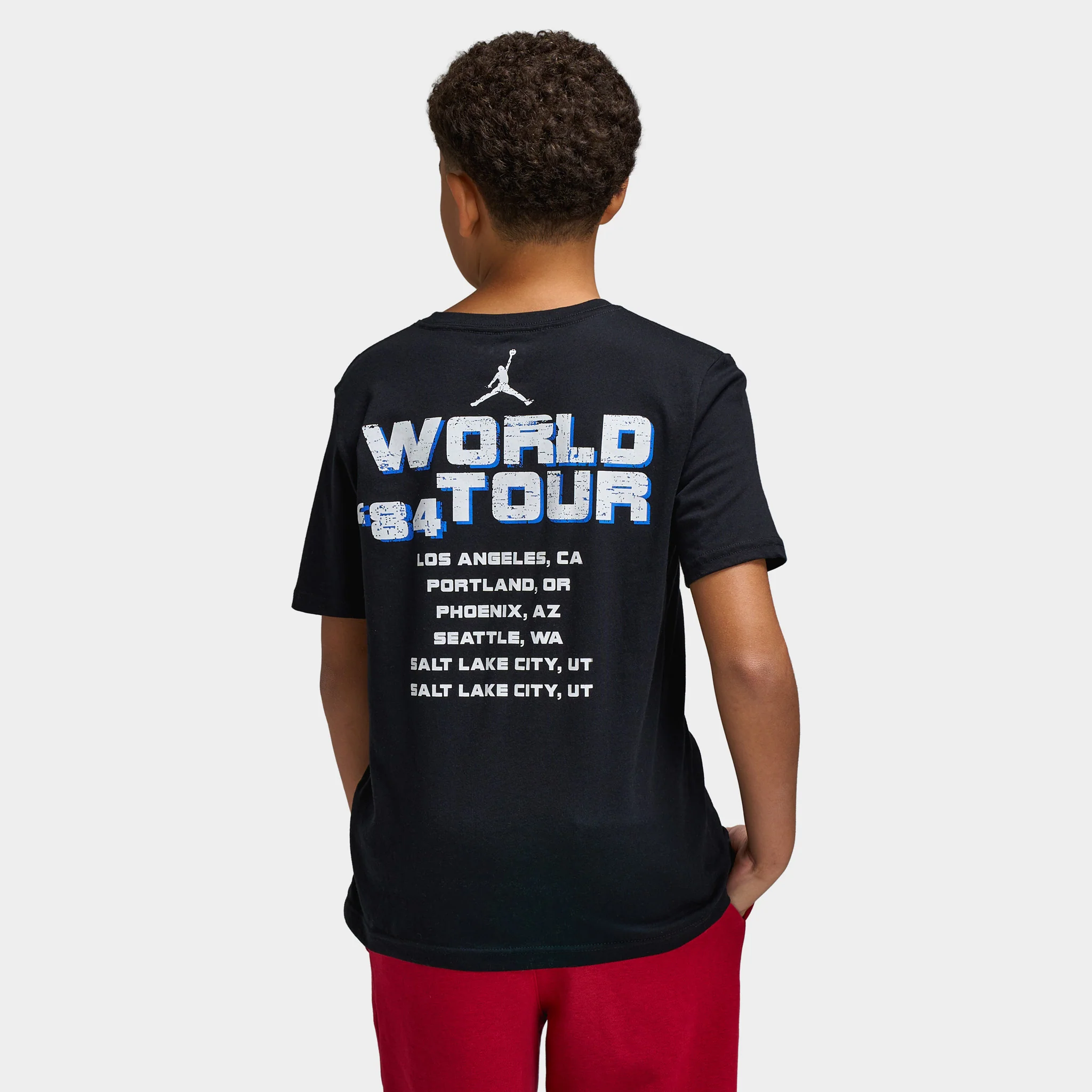 Jordan Juniors' MJ Tour Tee / Black - Image 2
