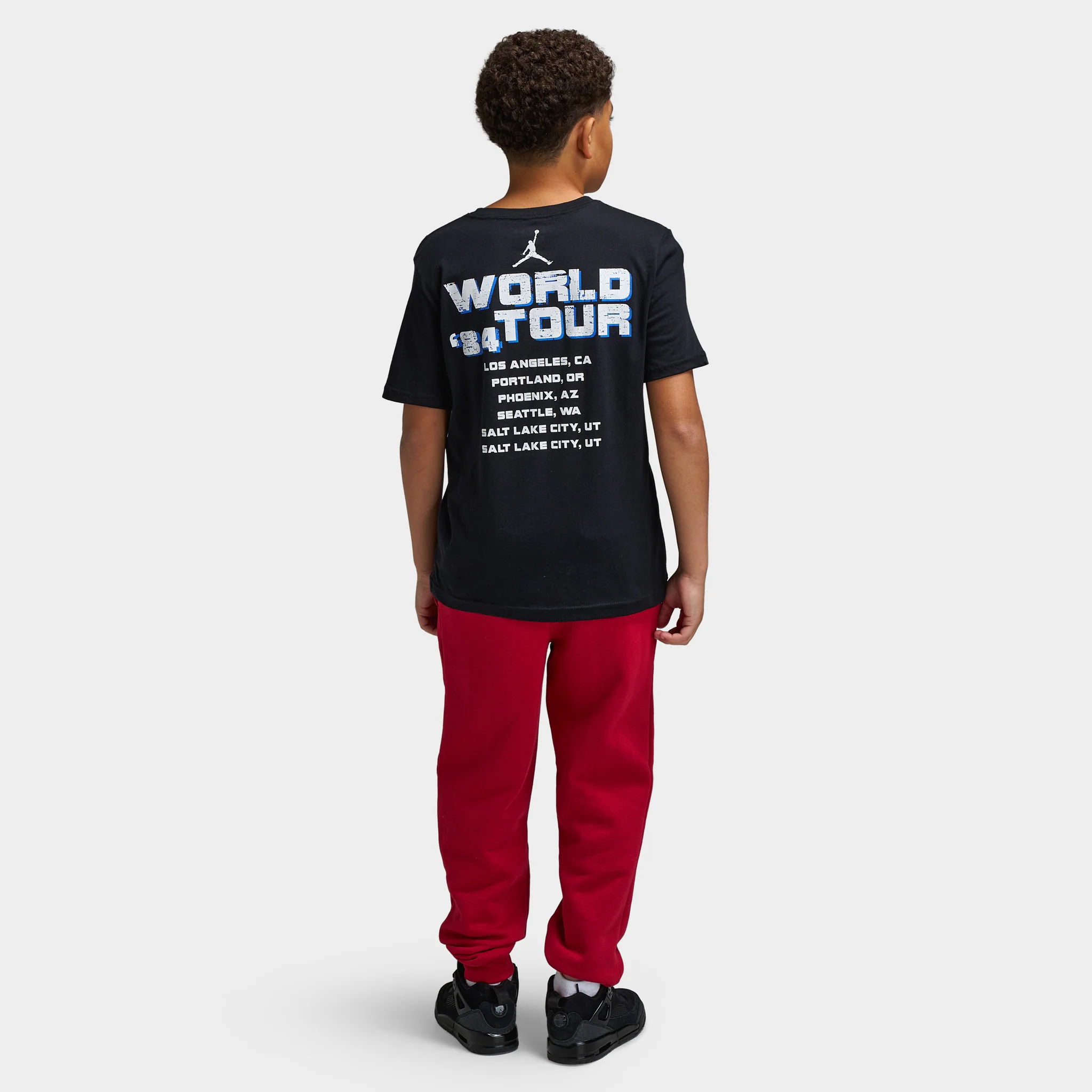 Jordan Juniors' MJ Tour Tee / Black - Image 5