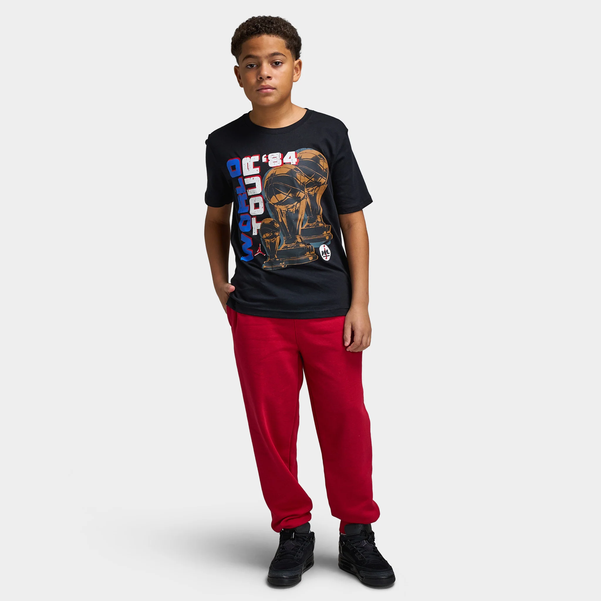 Jordan Juniors' MJ Tour Tee / Black - Image 6