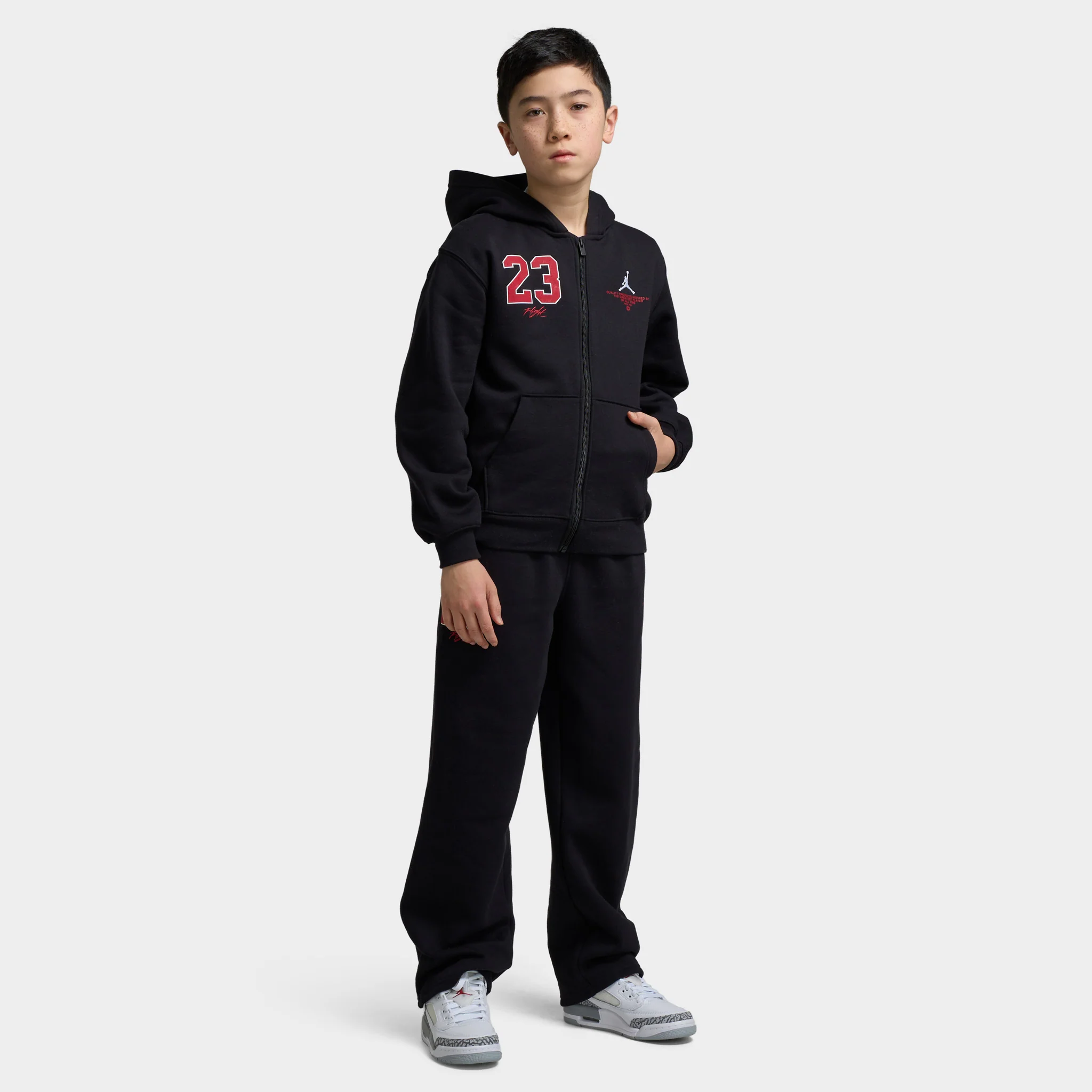 Jordan Juniors' Quality Products Fullzip / Black - Image 6