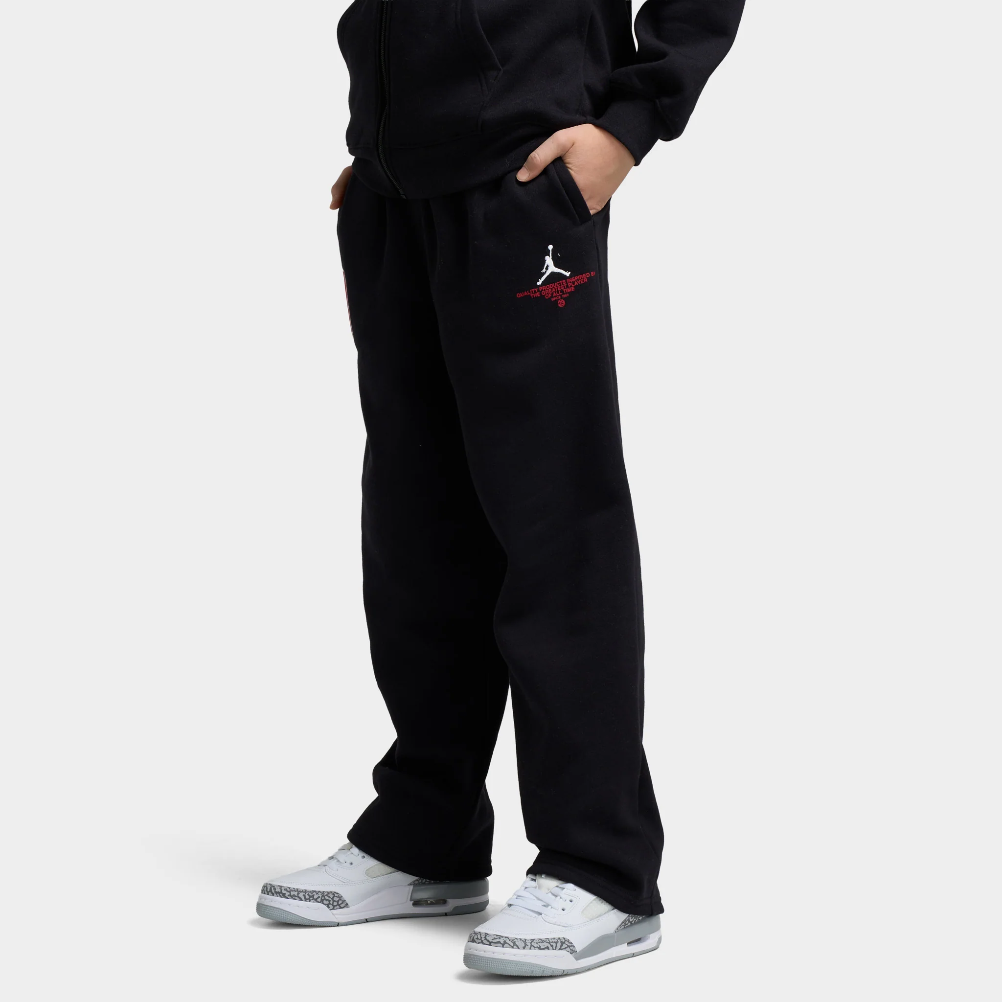 Jordan Juniors' Quality Products Pants / Black - Image 4