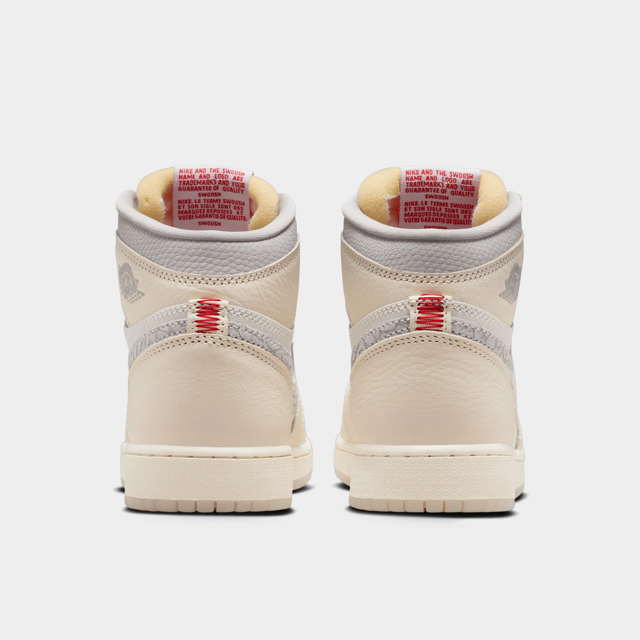 Jordan 1 Retro High OG GS Sail / University Red - Pale Ivory - Image 5