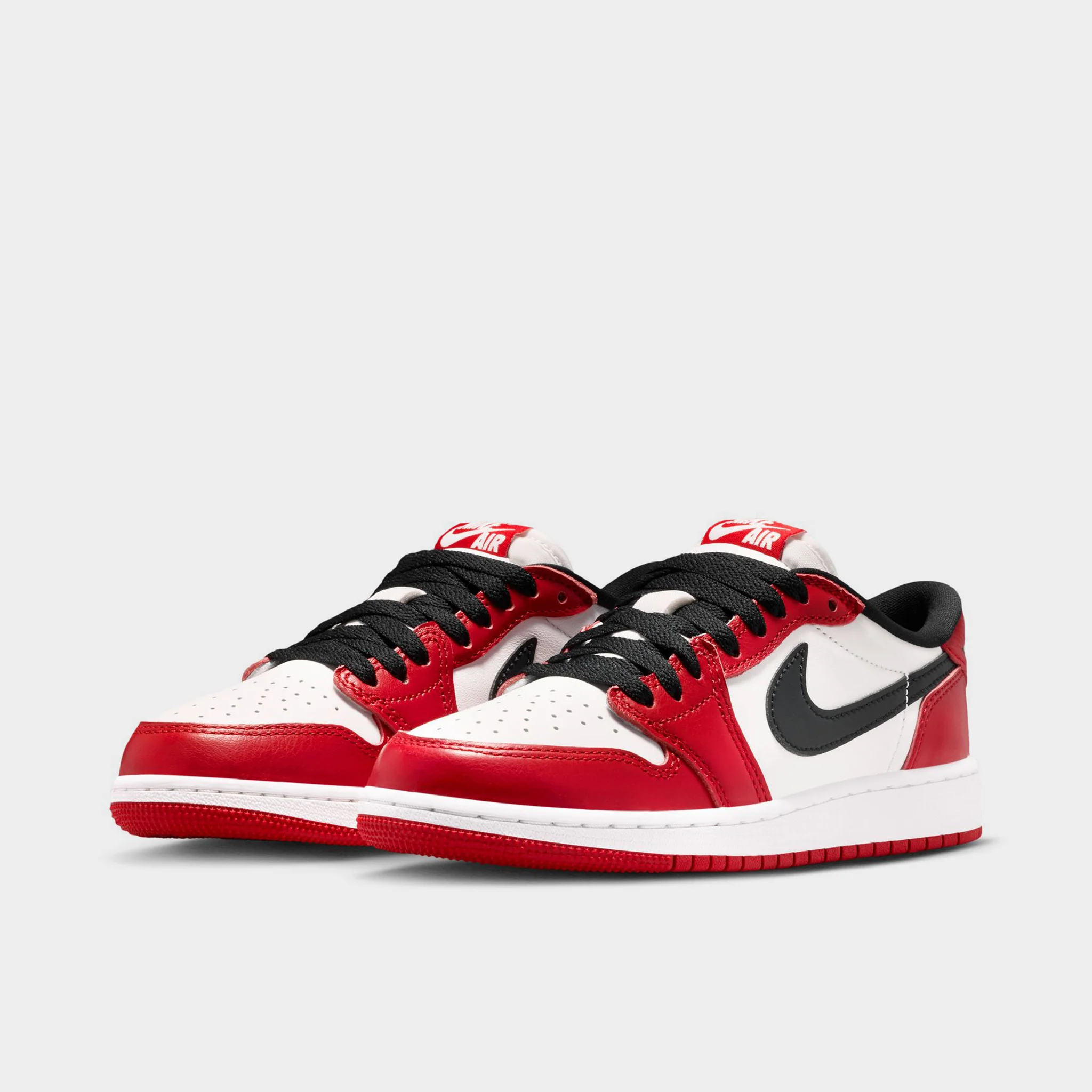 Jordan 1 Retro Low GS Varsity Red / Black - Summit White - Image 2