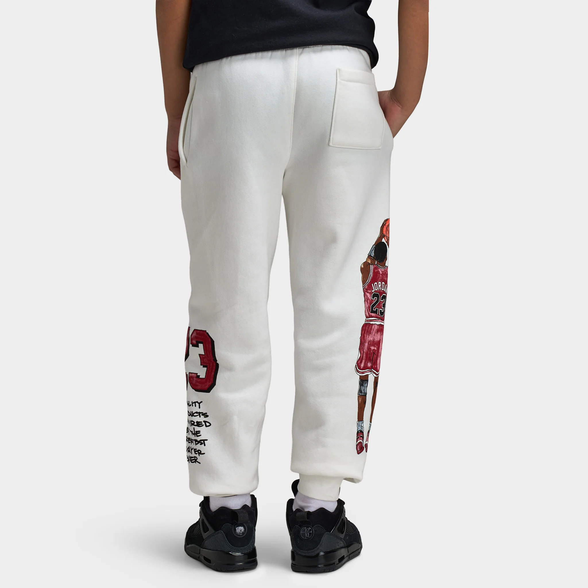 Jordan Juniors' Sketch Fleece Pants / Sail - Image 2