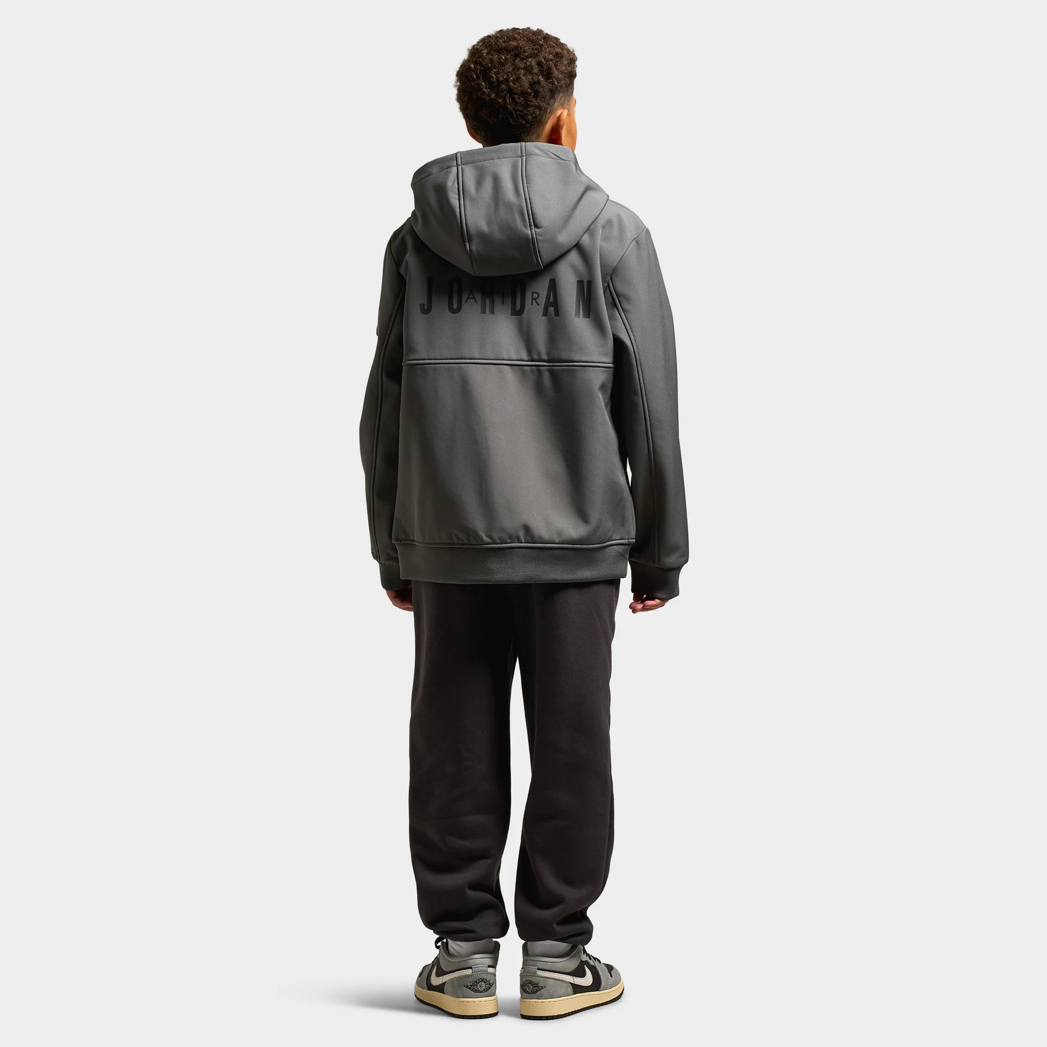 Jordan Juniors' Soft Shell Jacket / Iron Grey - Image 5