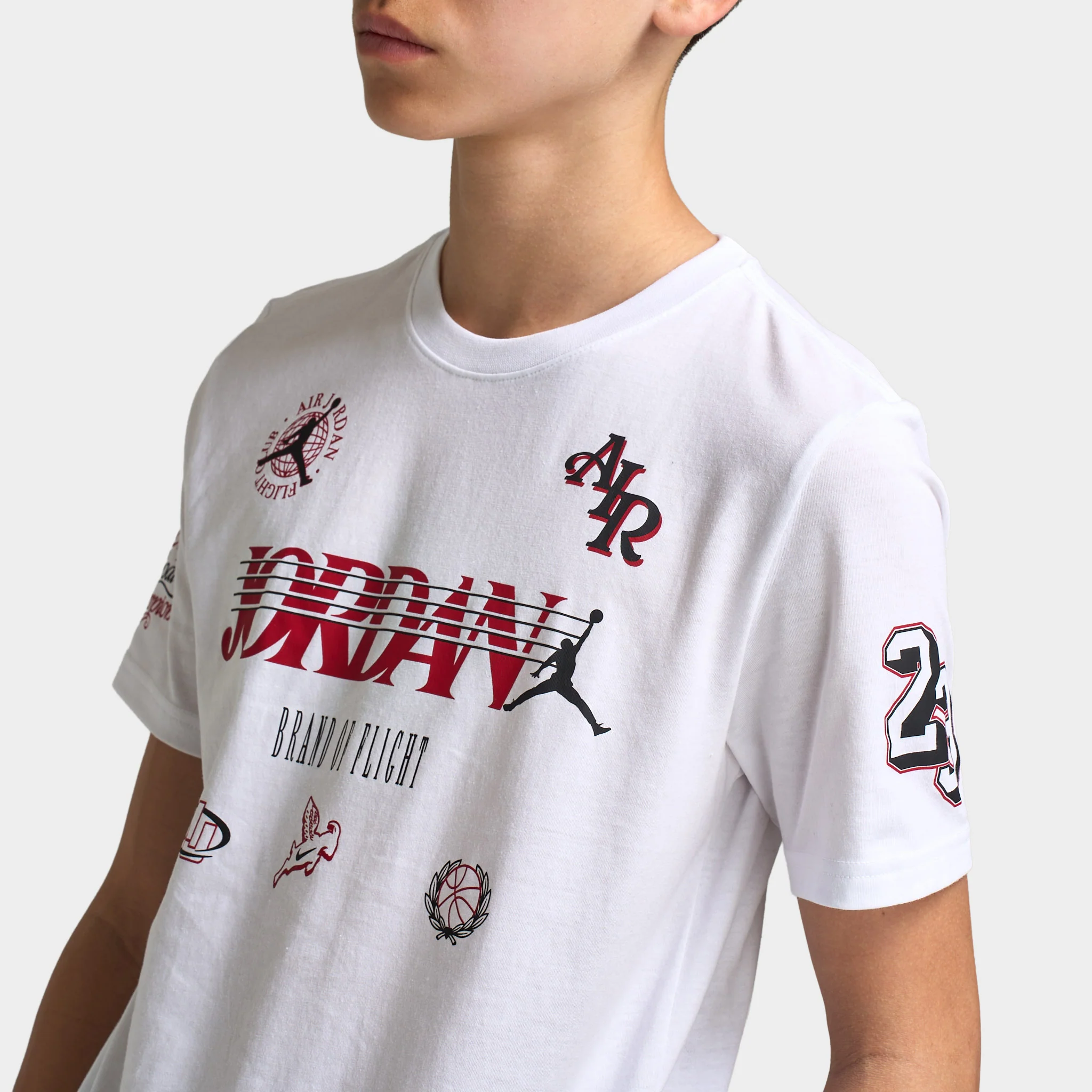 Jordan Juniors' Sports Club T-Shirt / White - Image 3