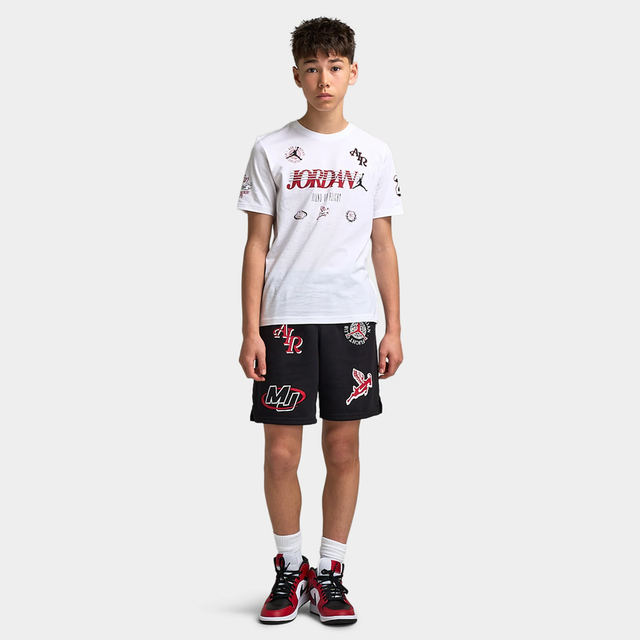 Jordan Juniors' Sports Club T-Shirt / White - Image 5