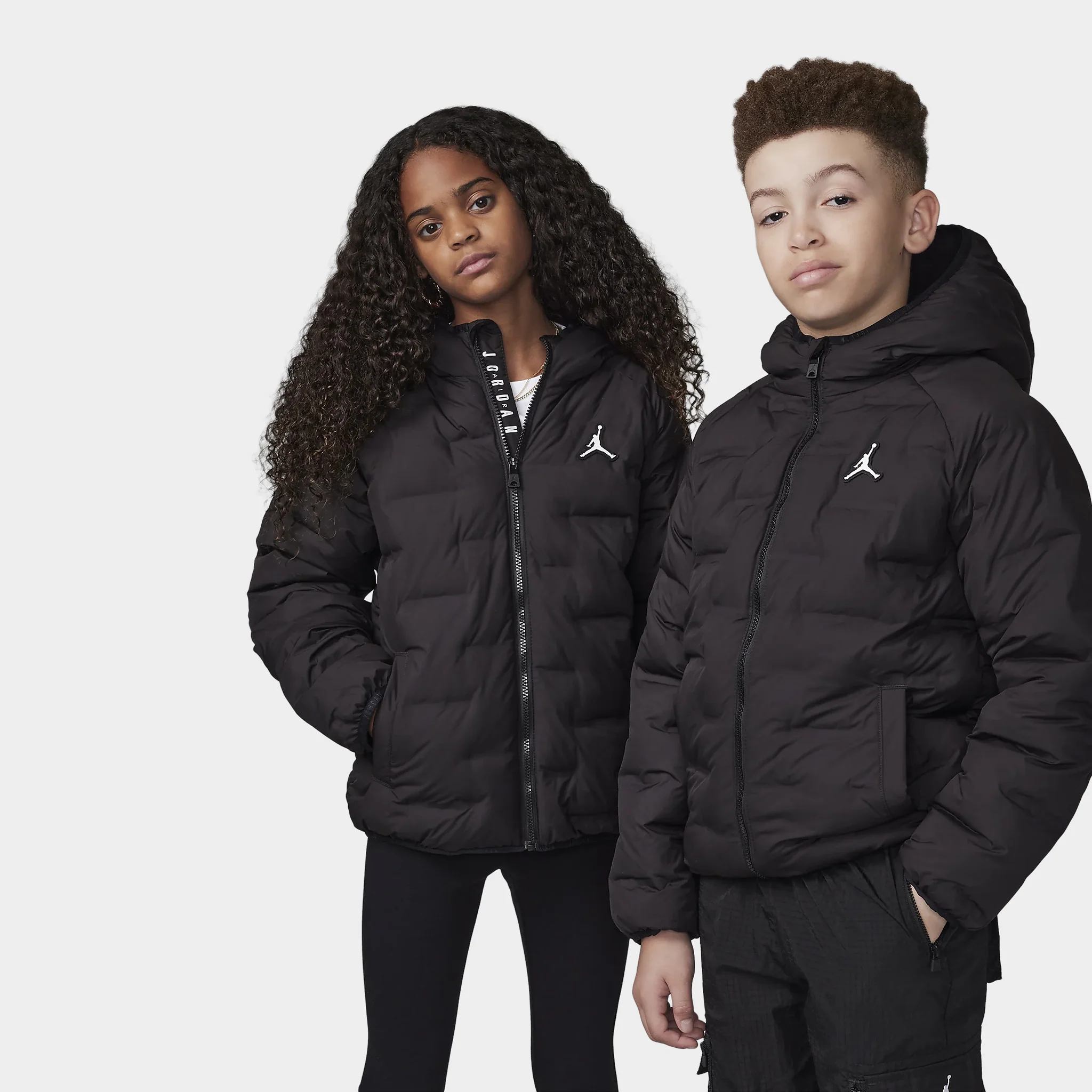 Jordan Juniors' Welded Puffer Jacket / Black - Image 2