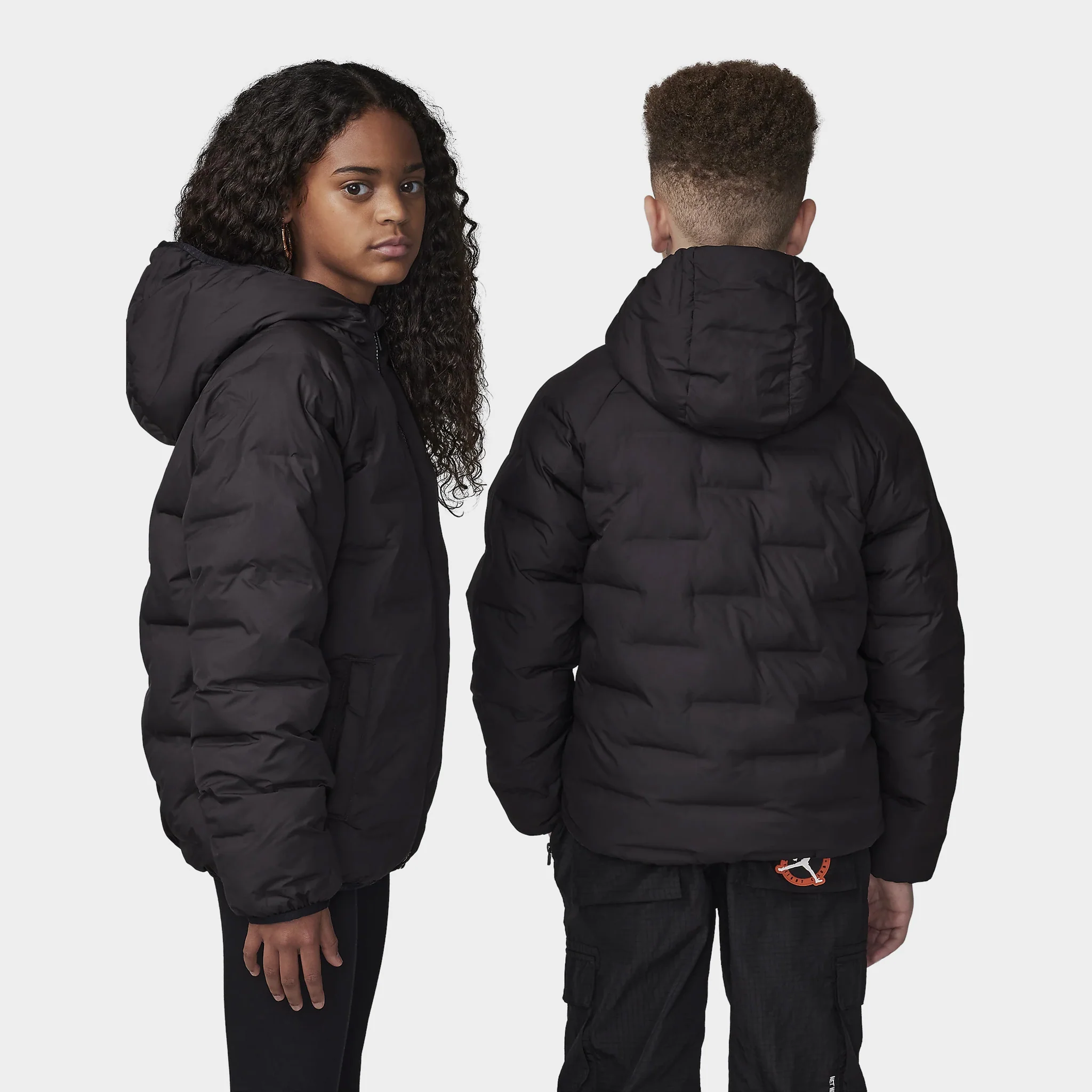 Jordan Juniors' Welded Puffer Jacket / Black - Image 3