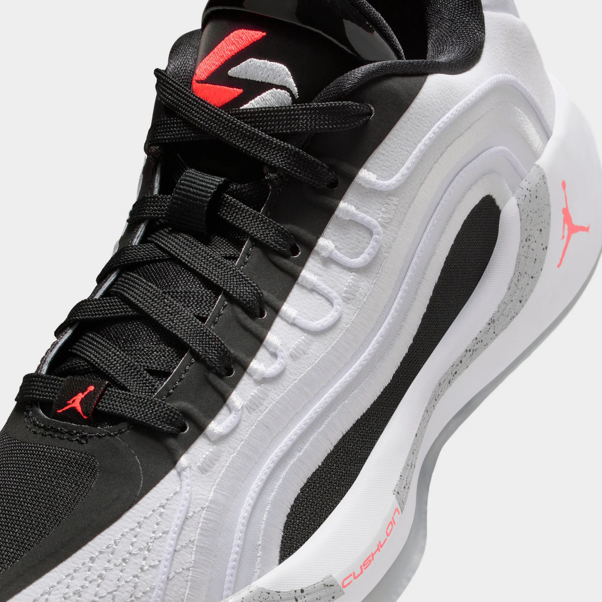 Jordan Luka 4 GS White / Bright Crimson - Black - Image 3