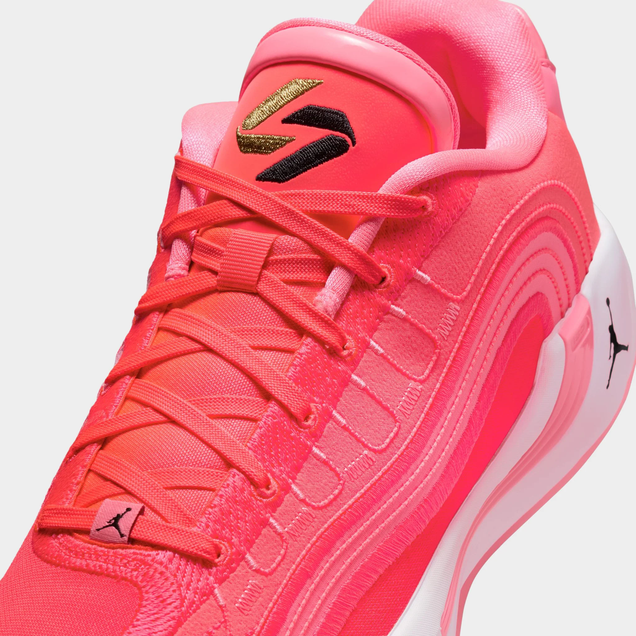 Jordan Luka 4 Flash Crimson / Sunset Pulse - White - Image 3