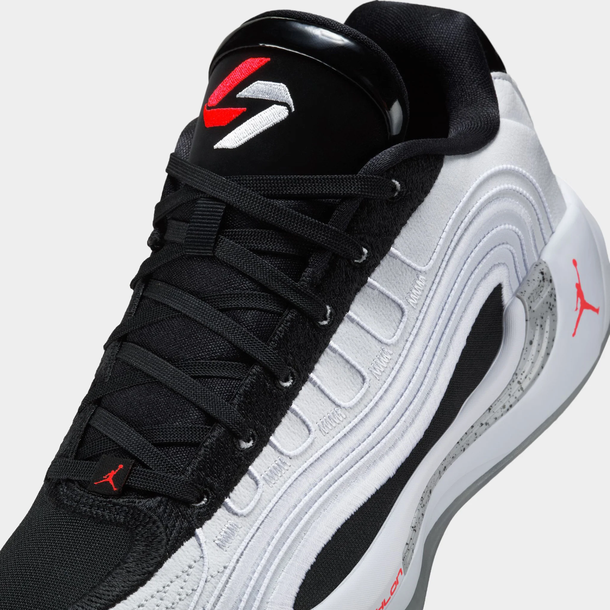 Jordan Luka 4 White / Bright Crimson - Black - Image 3