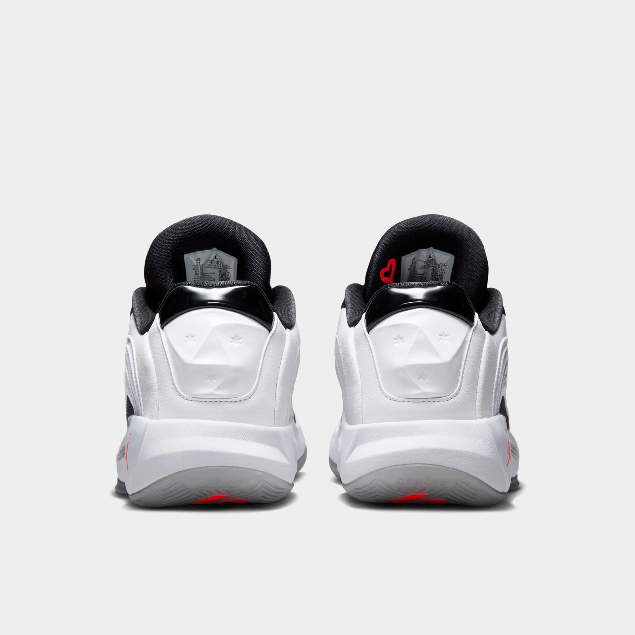 Jordan Luka 4 White / Bright Crimson - Black - Image 4