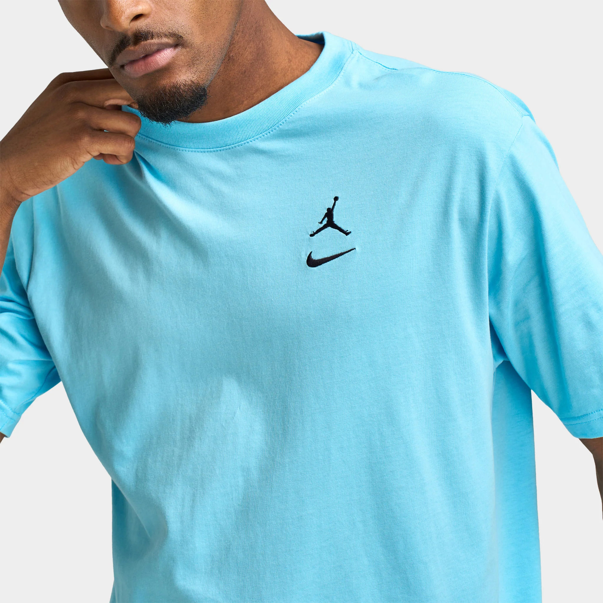 Jordan Brooklyn Tee / Blue Chill - Image 4