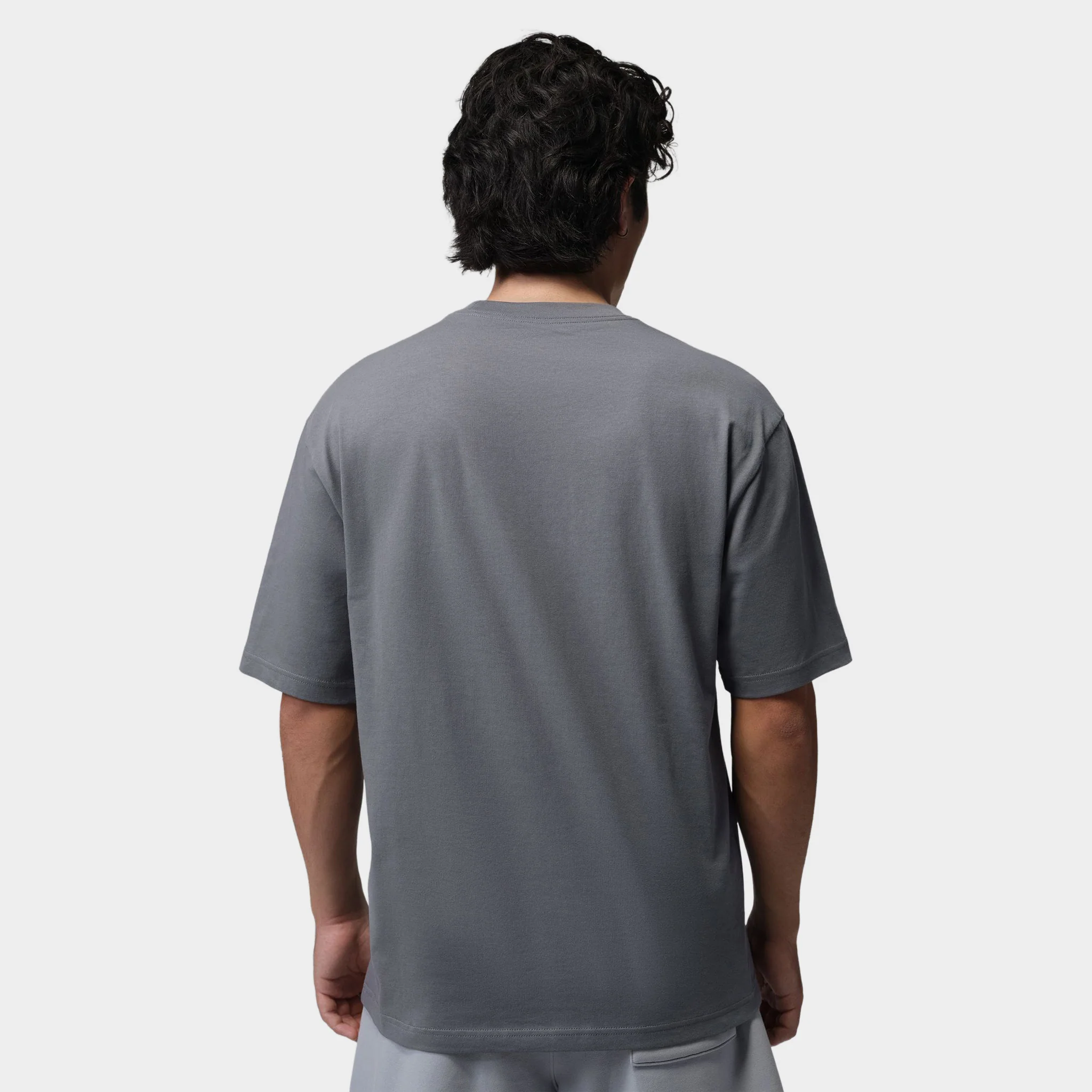 Jordan Men's Embroidered Jumpman T-Shirt Iron Grey / Black - Image 2