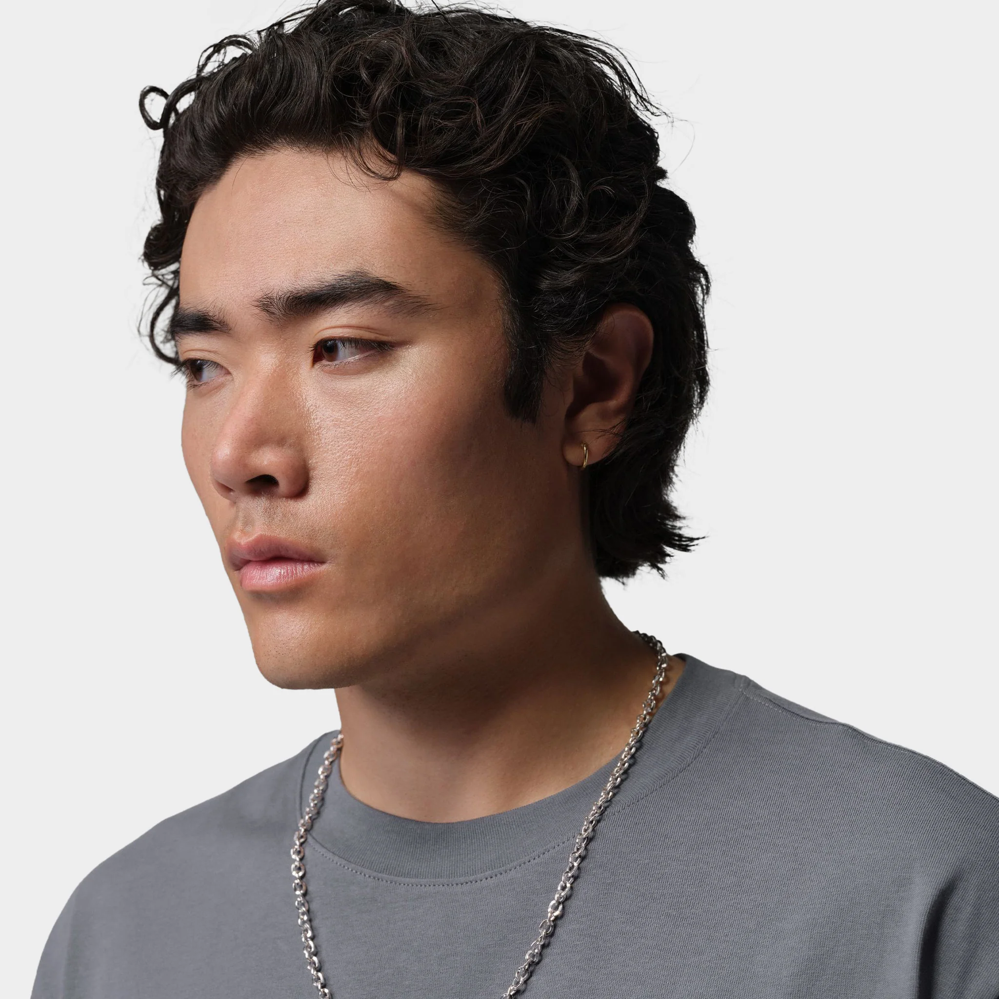 Jordan Men's Embroidered Jumpman T-Shirt Iron Grey / Black - Image 4