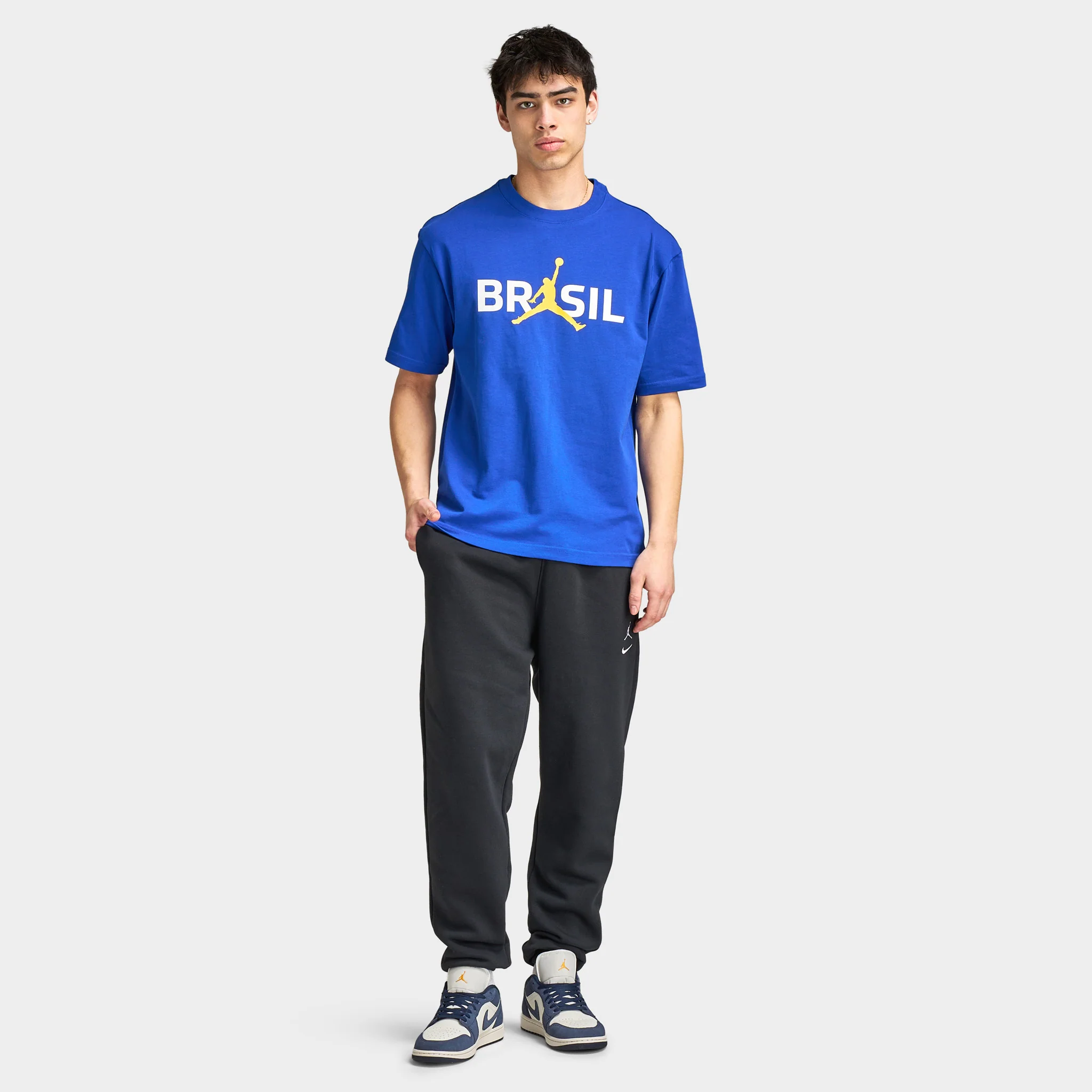 Jordan MJ 85 Logo Graphic Crew T-Shirt / Old Royal - Image 3