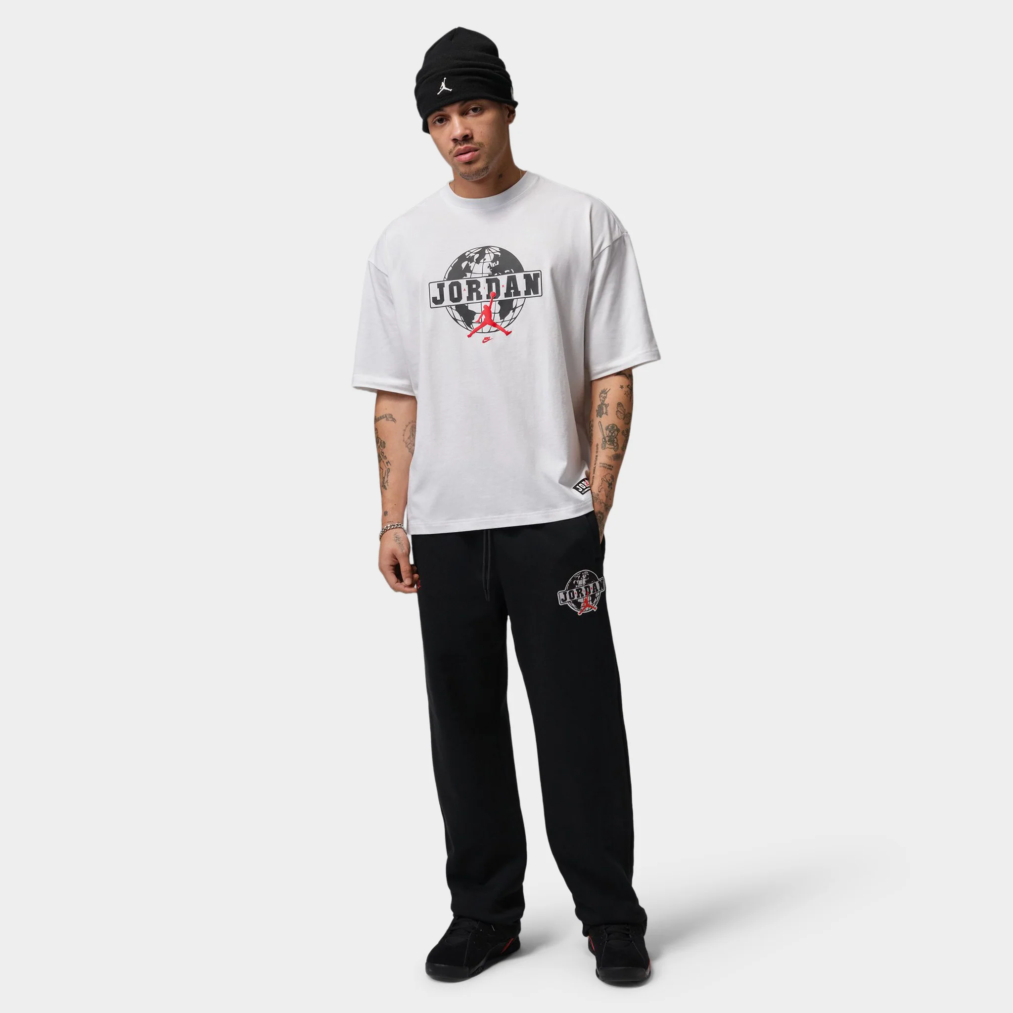 Jordan Oversized Graphic T-shirt / White - Image 3