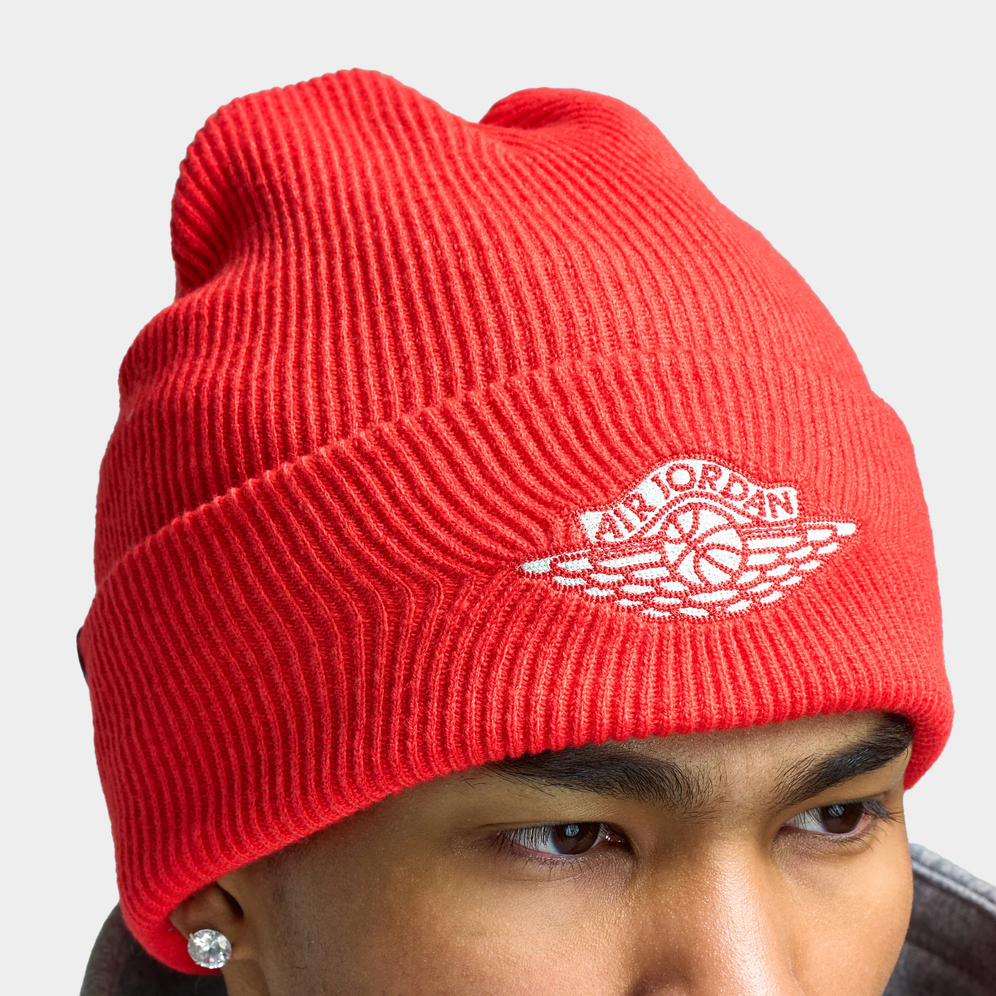 Jordan Peak Rare Air Beanie Chile Red / Sail - Image 3