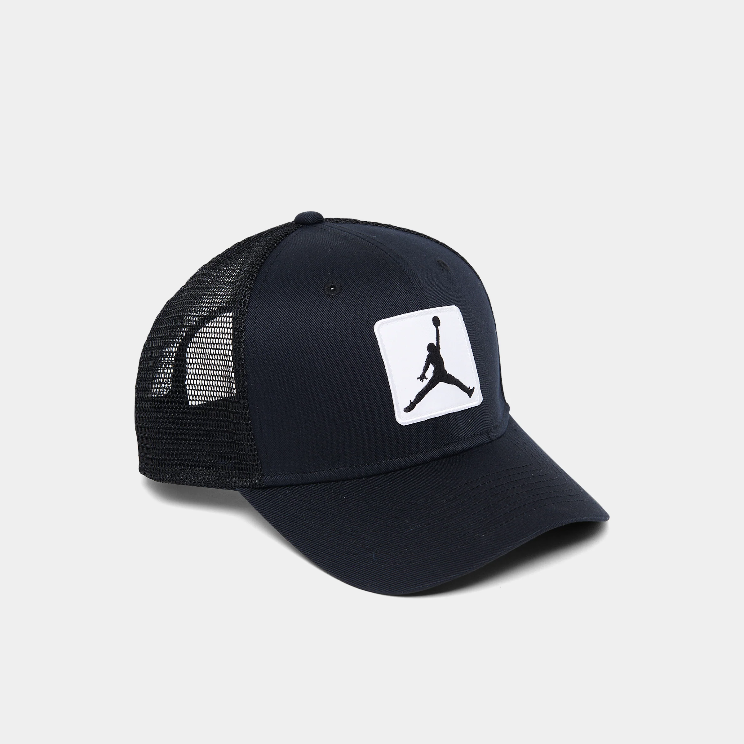 Jordan Rise Jumpman Patch Trucker Cap Black / White - Image 2